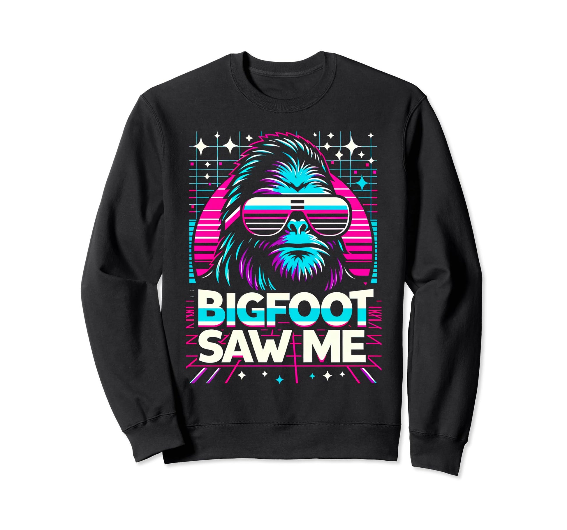 Bigfoot Saw Me But Nobody Believes Sweatshirt - Custom Art Print Men Women - T-Shirt, Sweatshirt, Hoodie