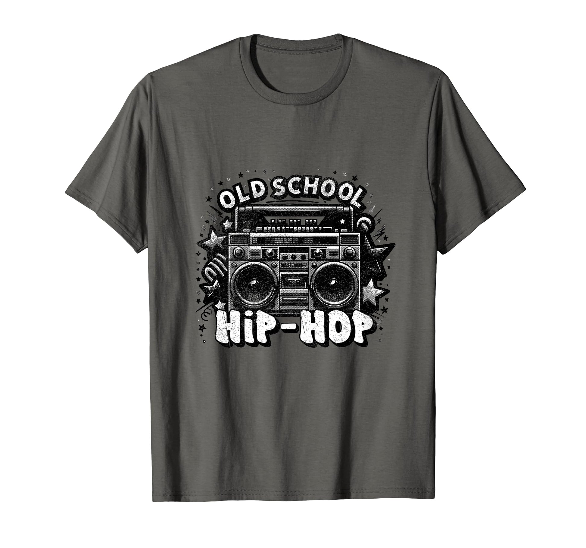 Old School Hip Hop Fan 80S 90S Hip T-Shirt - Custom Art Print for Adults - T-Shirt, Sweatshirt, Hoodie