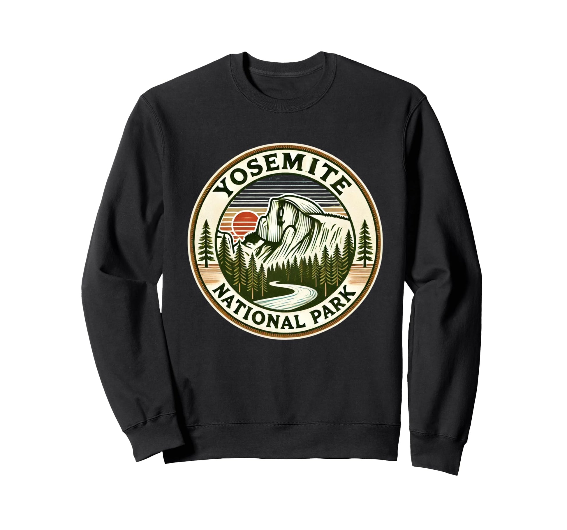Yosemite National Park Mountain Sweatshirt - Fun Novelty Design Unisex - T-Shirt, Sweatshirt, Hoodie