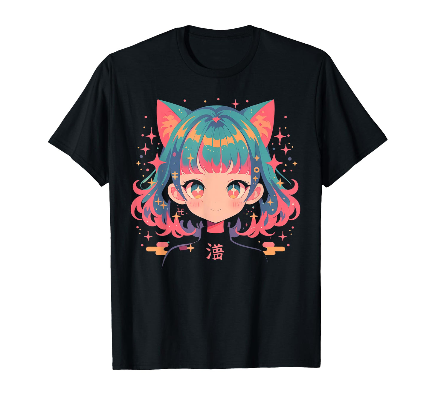 Goth Grunge Demon Anime Waifu Horror T-Shirt - Custom Art Print for Adults - T-Shirt, Sweatshirt, Hoodie