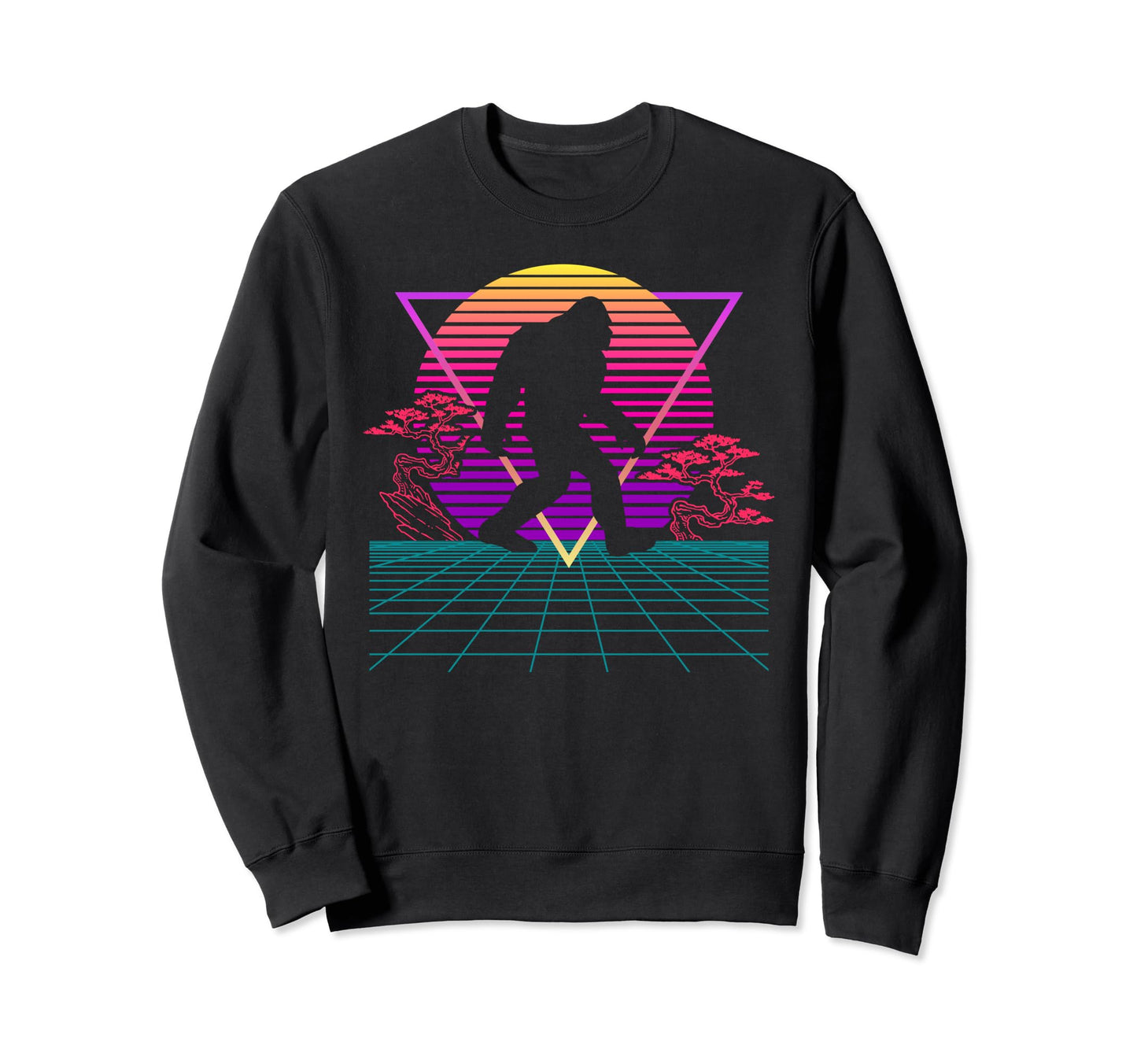 Bigfoot Sasquatch Funny 80S Sweatshirt - Casual Everyday Wear Unisex - T-Shirt, Sweatshirt, Hoodie