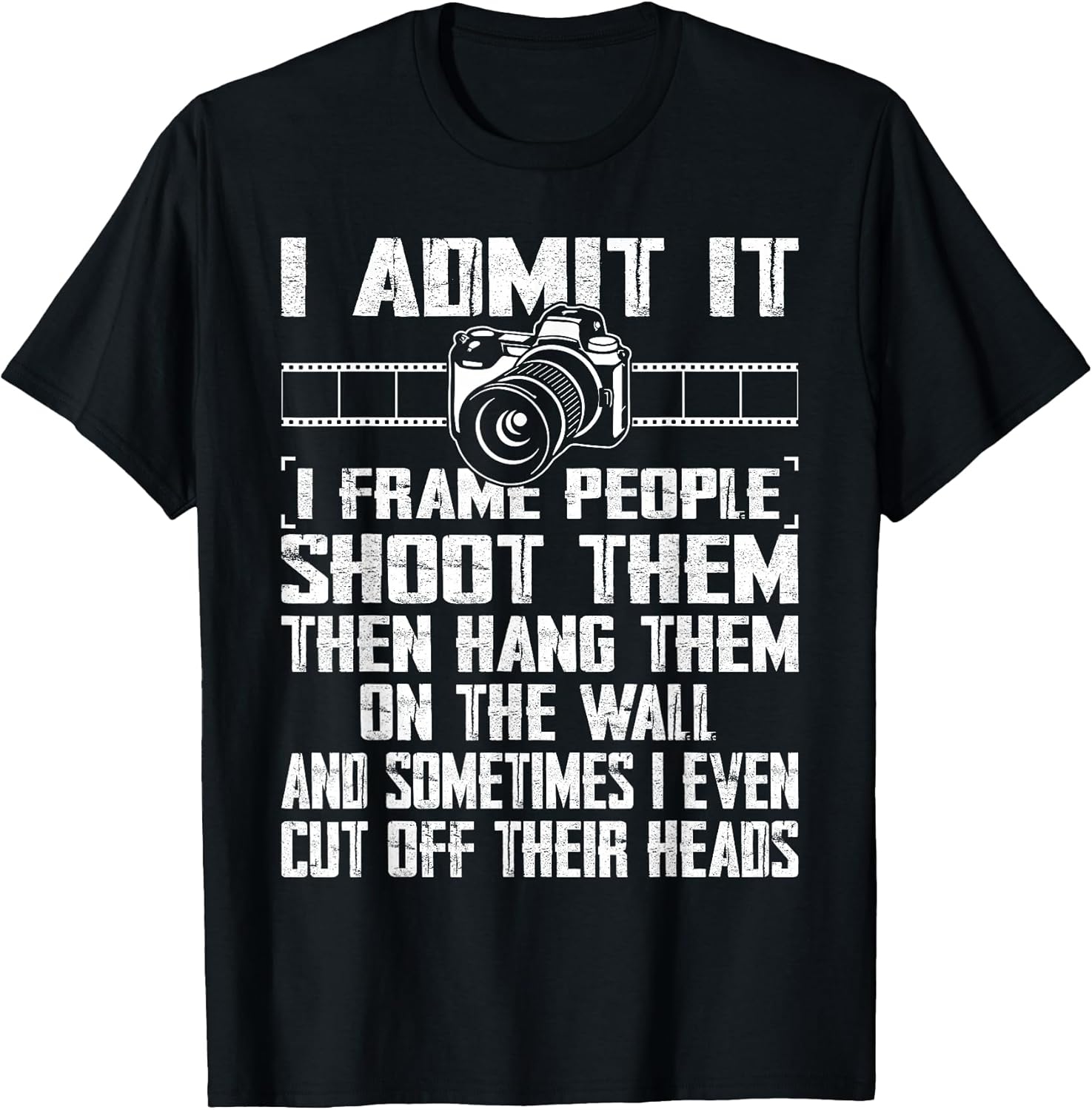 Distressed Photography Photographer Graphic - Adult & Kids T-Shirts, Sweatshirts & Hoodies apparel design preview 1