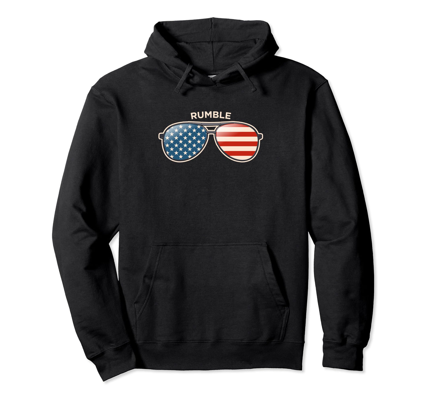 Rumble Wv Us Flag Sunglasses Hoodie - Novelty Apparel Men Women - T-Shirt, Sweatshirt, Hoodie