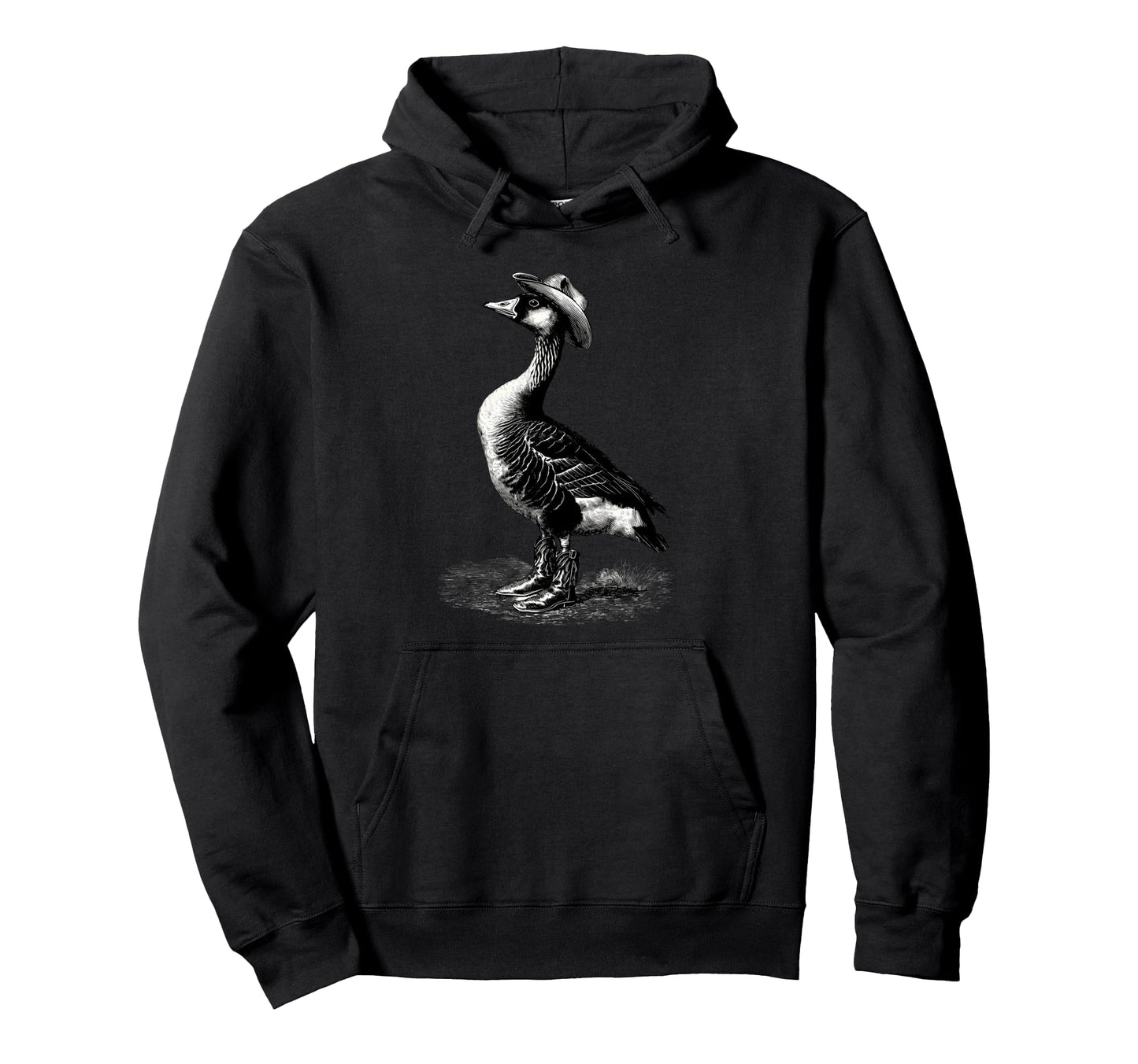 Country Cowboy Goose Rodeo Cowgirl Hoodie - Unique Graphic for Adults - T-Shirt, Sweatshirt, Hoodie