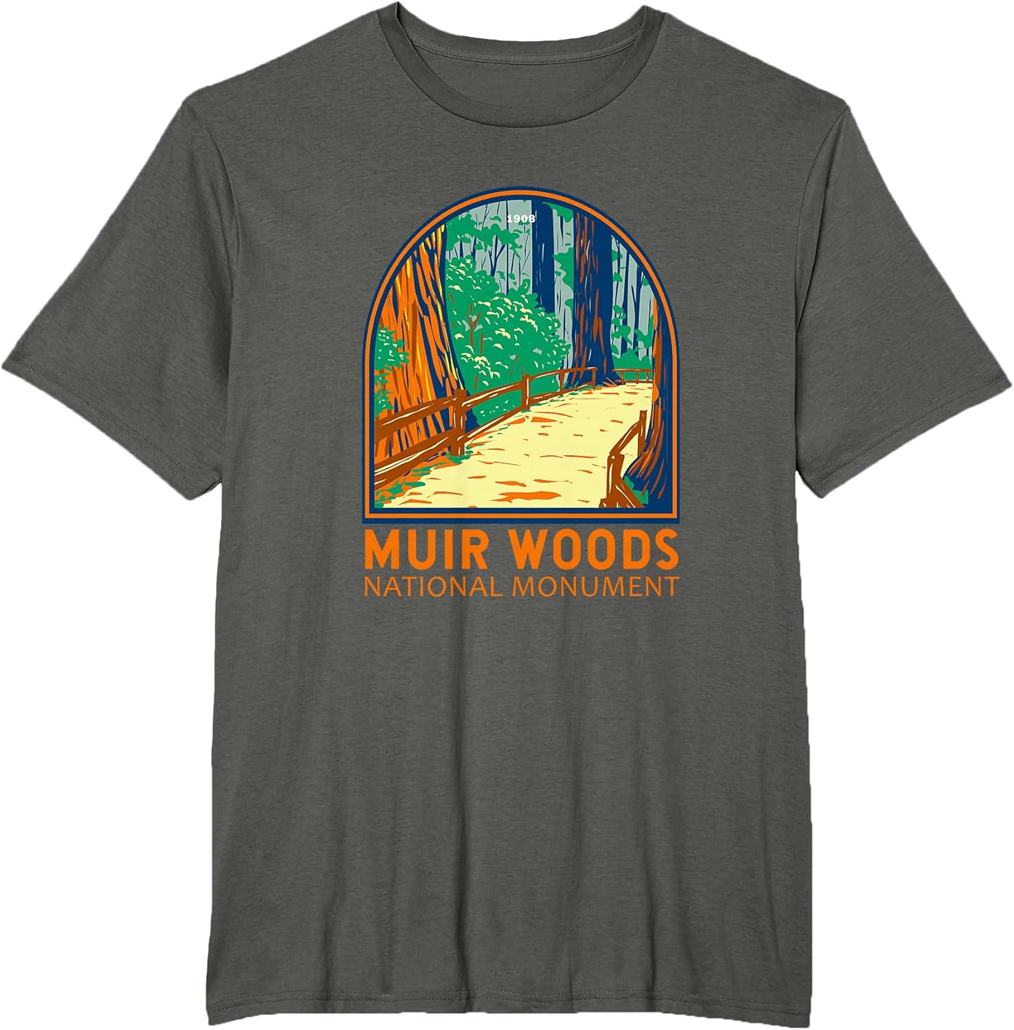 Muir Woods National Monument Merch Apparel - Adult & Kids T-Shirts, Sweatshirts & Hoodies apparel design preview 1