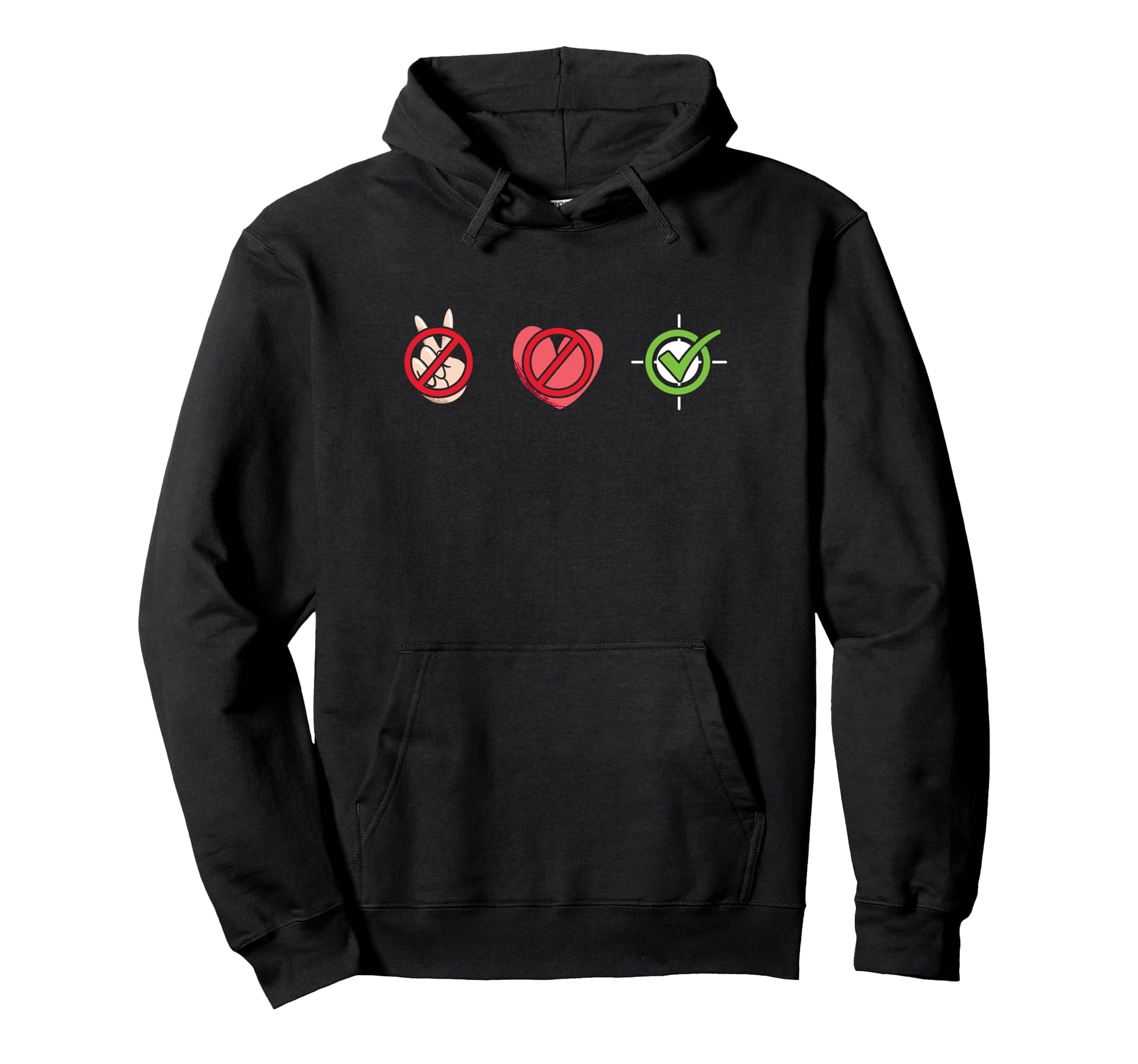 Hunter Peace Love Hunting Hoodie - Trendy Graphic Men Women - T-Shirt, Sweatshirt, Hoodie