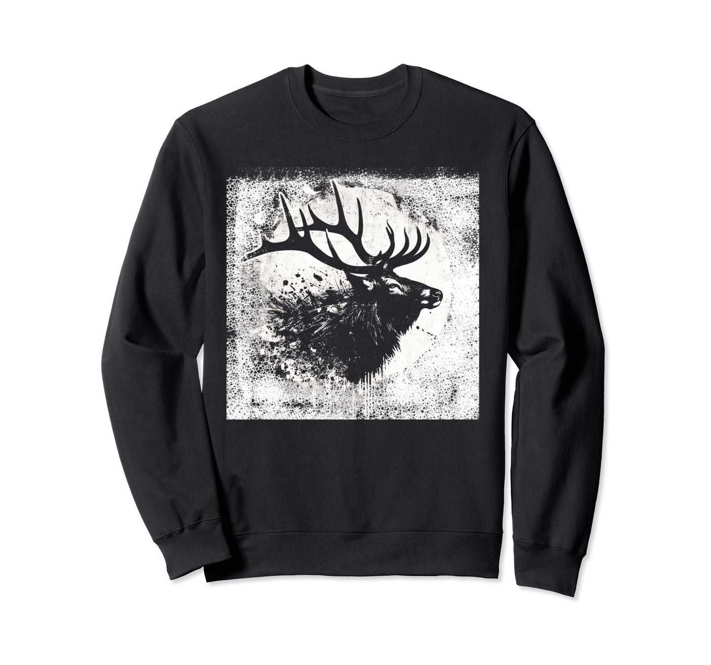 Elk Hunters Womens Mens Western Hunting Sweatshirt - Graphic Print Unisex - T-Shirt, Sweatshirt, Hoodie