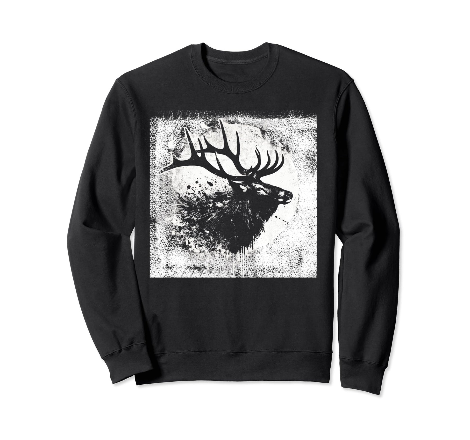 Elk Hunters Womens Mens Western Hunting Sweatshirt - Graphic Print Unisex - T-Shirt, Sweatshirt, Hoodie