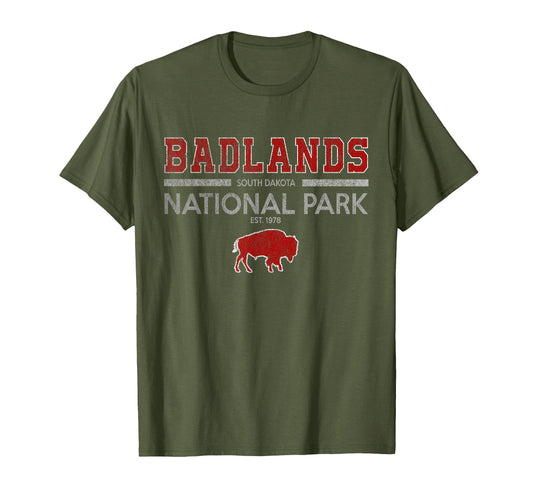 Badlands National Park South Dakota Hiking T-Shirt - Trendy Graphic Unisex - T-Shirt, Sweatshirt, Hoodie
