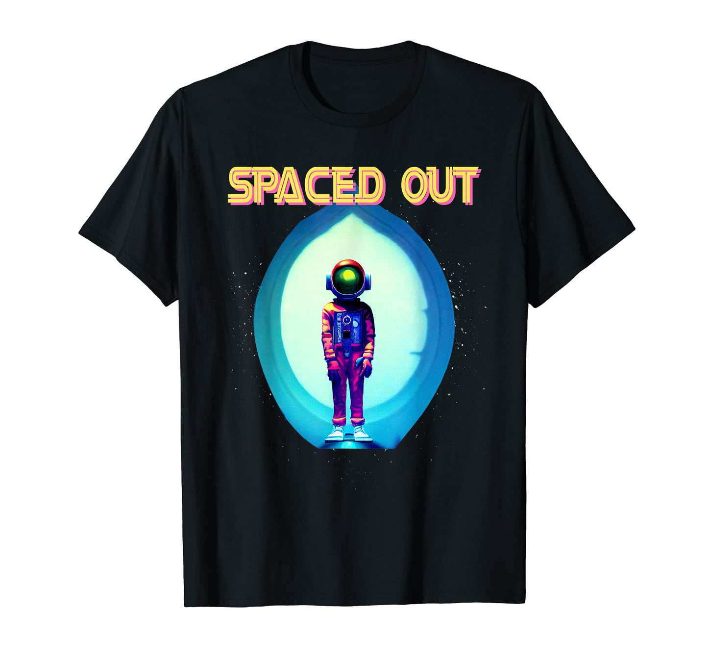 Astronaut Spaced Out Vaporwave Eclipse T-Shirt - Streetwear Style Unisex - T-Shirt, Sweatshirt, Hoodie