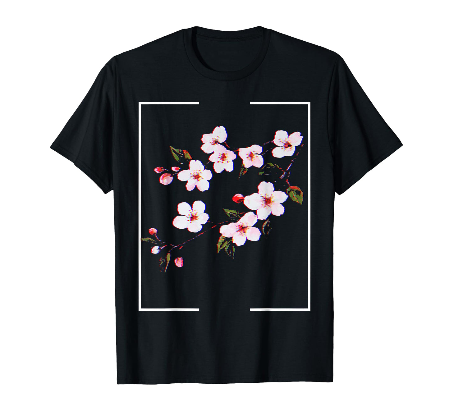 Cherry Blossom Japanese Aesthetic T-Shirt - Aesthetic Graphic Men Women - T-Shirt, Sweatshirt, Hoodie