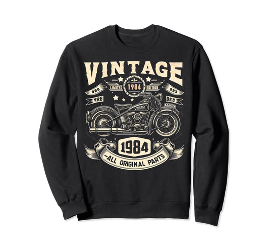 1984 Born 1984 Birthday Sweatshirt - Fun Novelty Design Men Women - T-Shirt, Sweatshirt, Hoodie