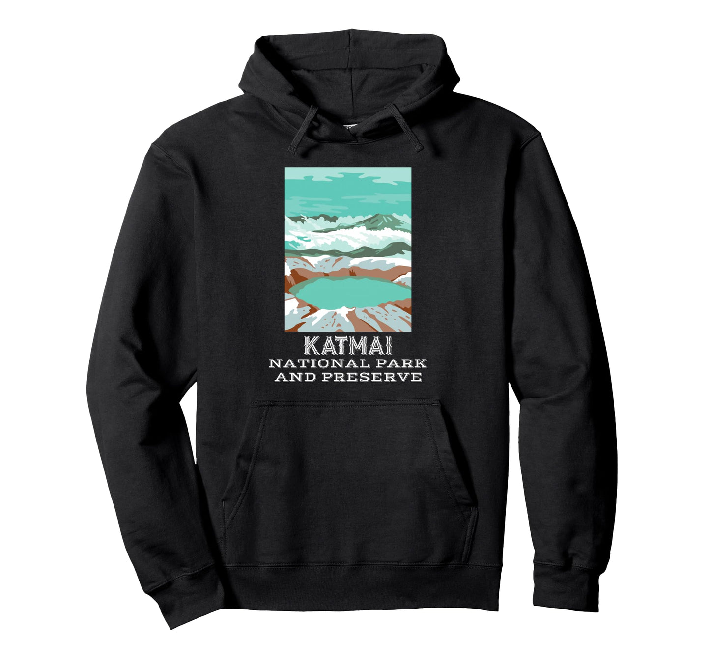 Katmai National Park Preserve Alaska Hoodie - Novelty Apparel Men Women - T-Shirt, Sweatshirt, Hoodie