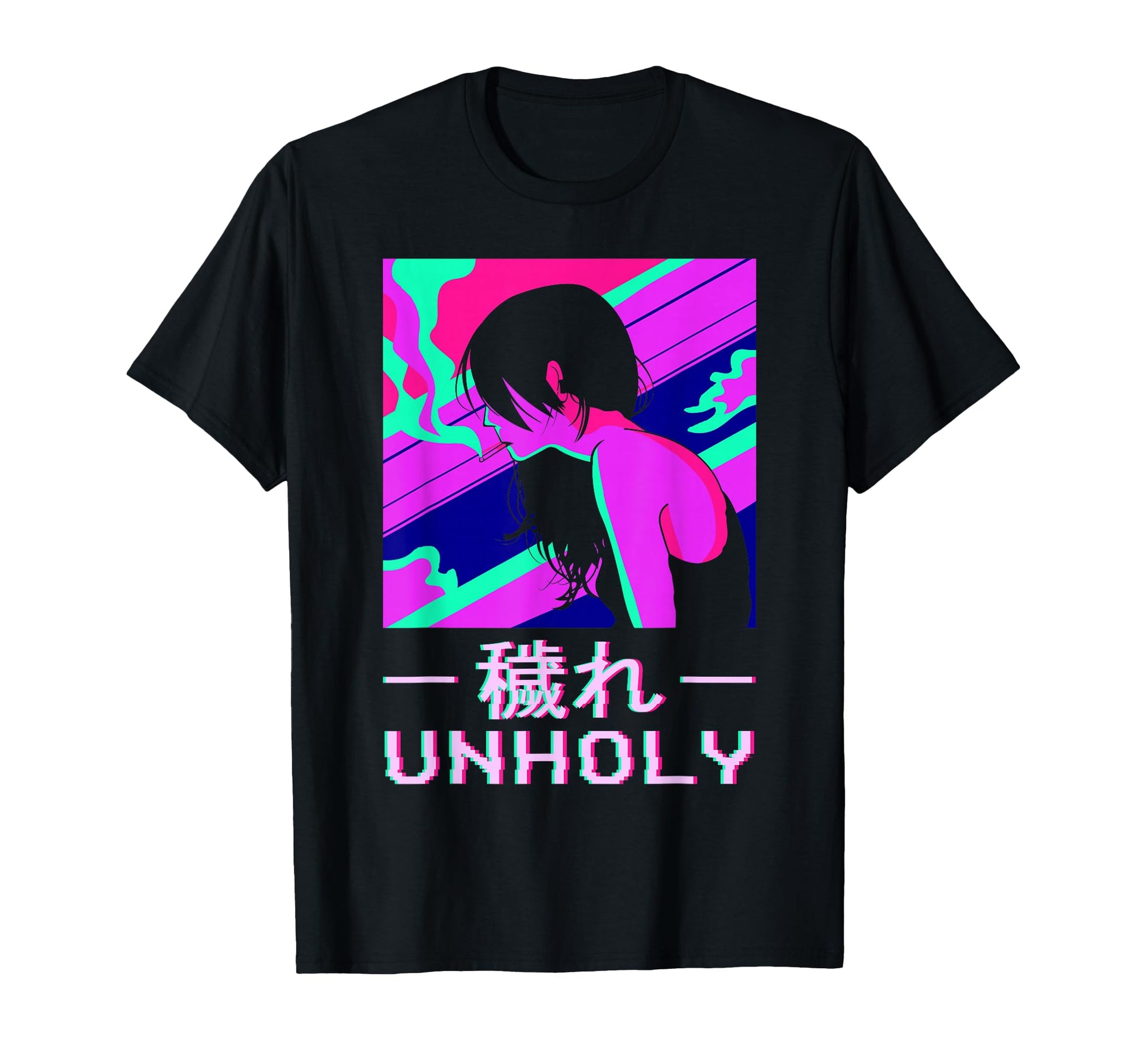 Unholy Soft Grunge Aesthetic Anime T-Shirt - Trendy Graphic for Adults - T-Shirt, Sweatshirt, Hoodie