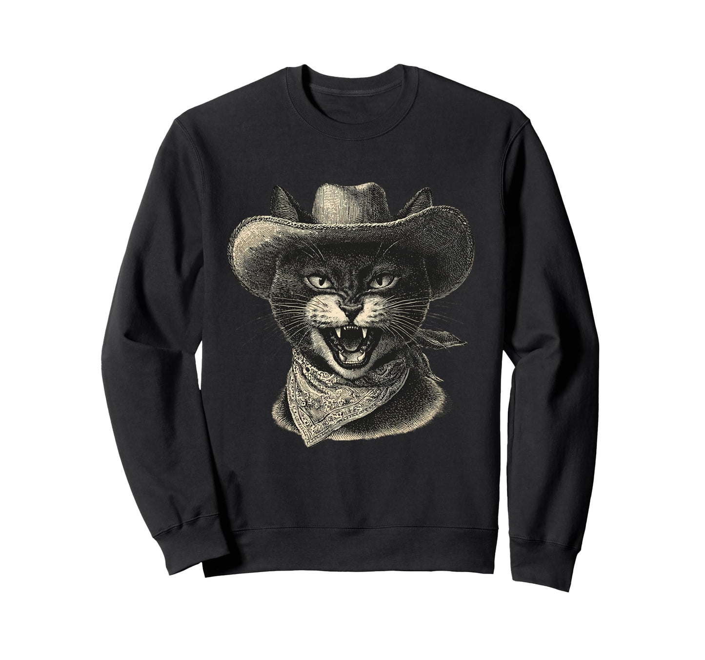 Western Country Cowgirl Funny Sweatshirt - Aesthetic Graphic Men Women - T-Shirt, Sweatshirt, Hoodie