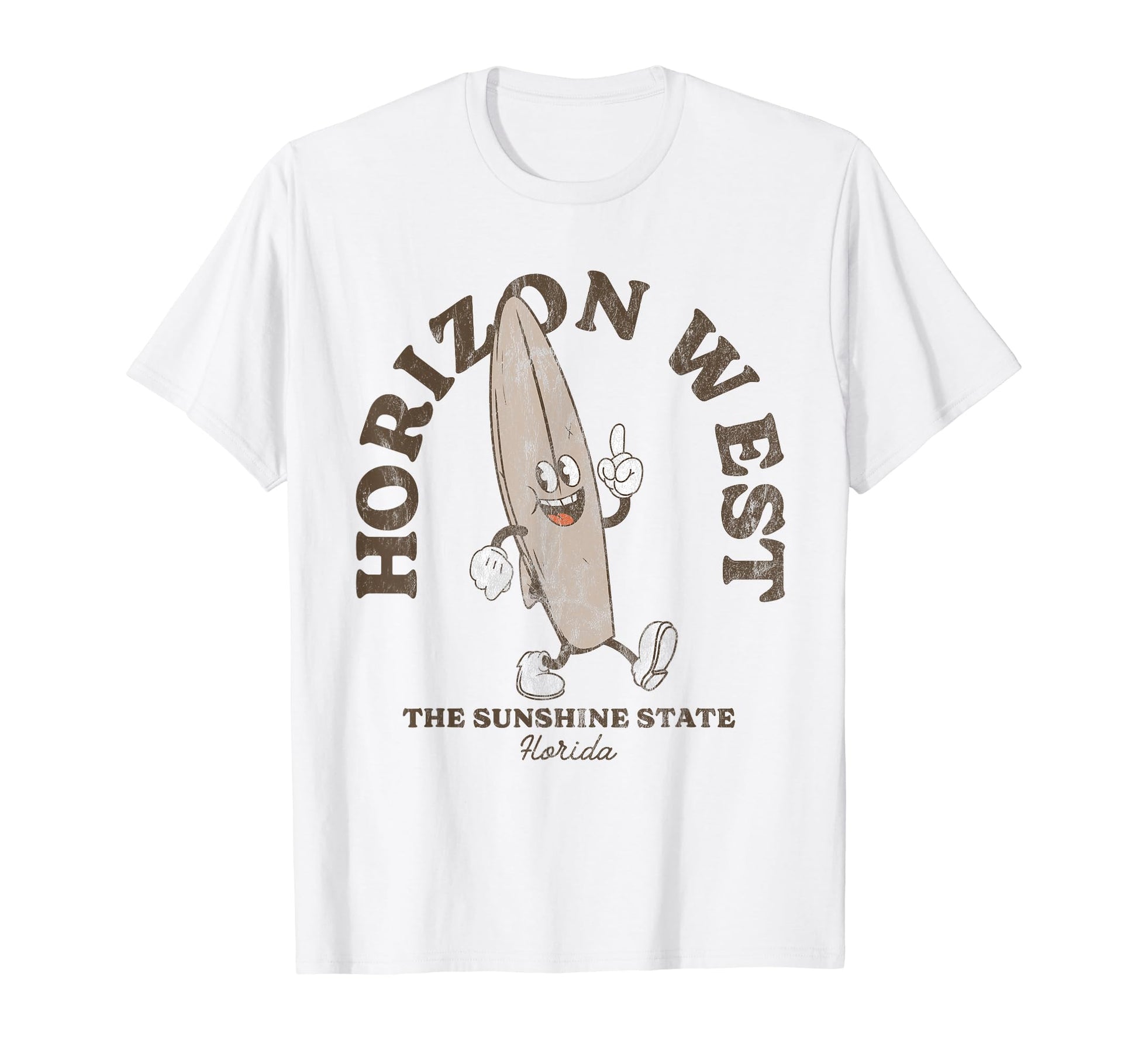 Horizon West Florida Surfer Beach T-Shirt - Unique Graphic Men Women - T-Shirt, Sweatshirt, Hoodie