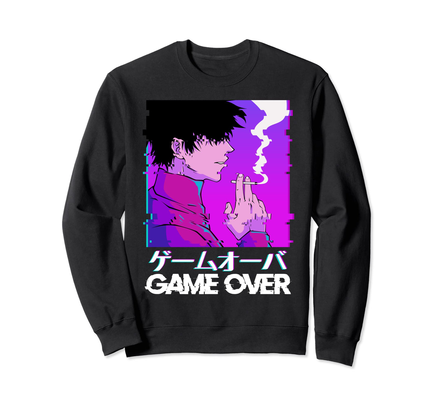 Japanese Vaporwave Aesthetic Sweatshirt - Casual Everyday Wear for Adults - T-Shirt, Sweatshirt, Hoodie