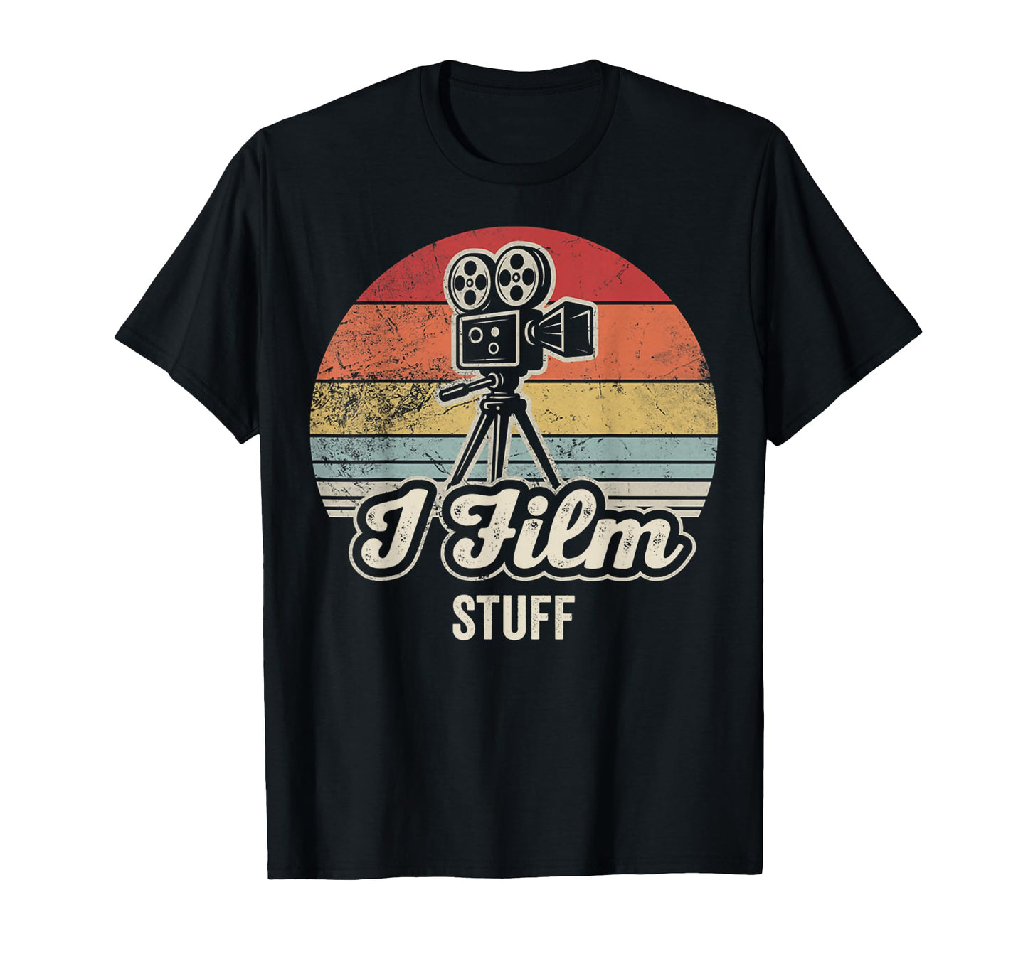 I Film Stuff Movie Camera Buff T-Shirt - Minimalist Print Unisex - T-Shirt, Sweatshirt, Hoodie