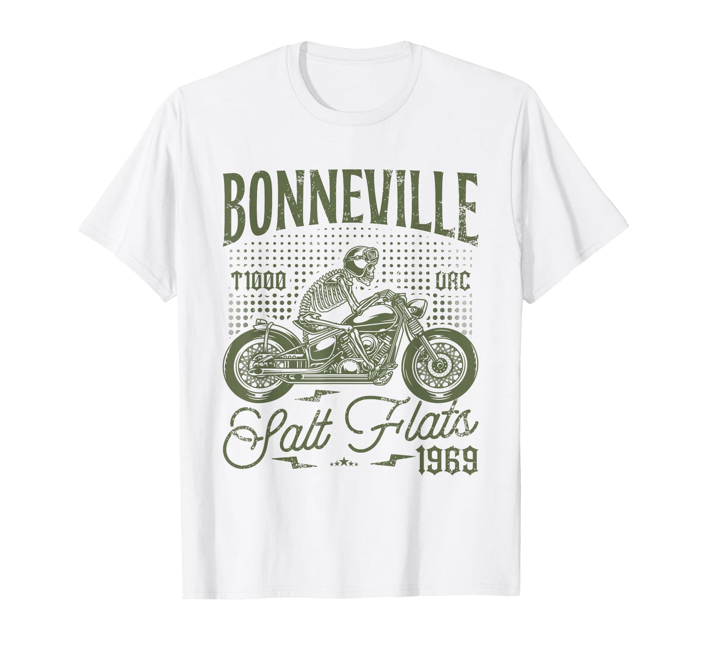 Bonneville Salt Flats Motorcycle T-Shirt - Novelty Apparel for Adults - T-Shirt, Sweatshirt, Hoodie