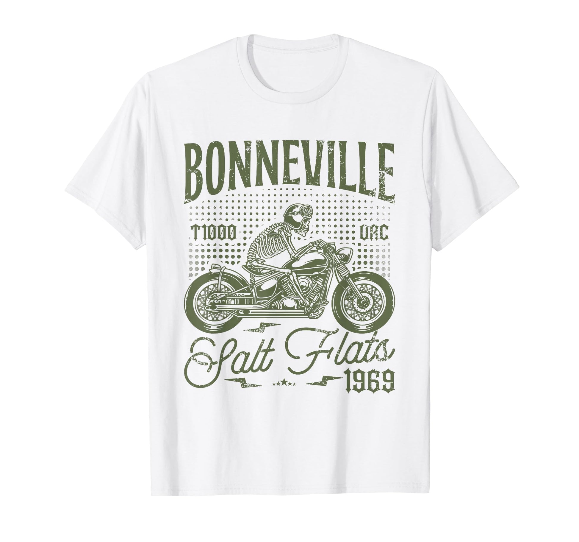 Bonneville Salt Flats Motorcycle T-Shirt - Novelty Apparel for Adults - T-Shirt, Sweatshirt, Hoodie
