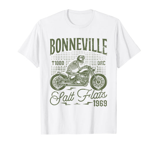 Bonneville Salt Flats Motorcycle T-Shirt - Novelty Apparel for Adults - T-Shirt, Sweatshirt, Hoodie