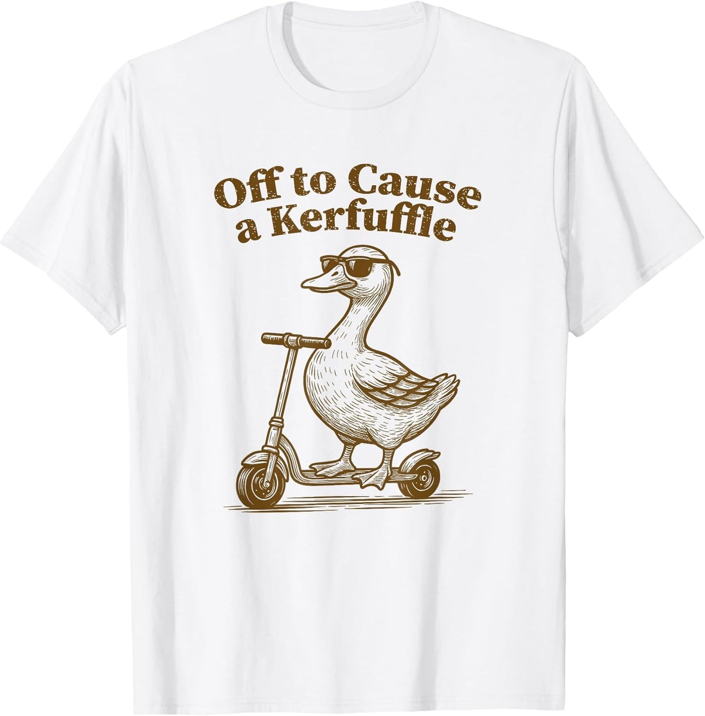Retro Funny Goose Sarcasm Merch - Adult & Kids T-Shirts, Sweatshirts & Hoodies apparel design preview 1