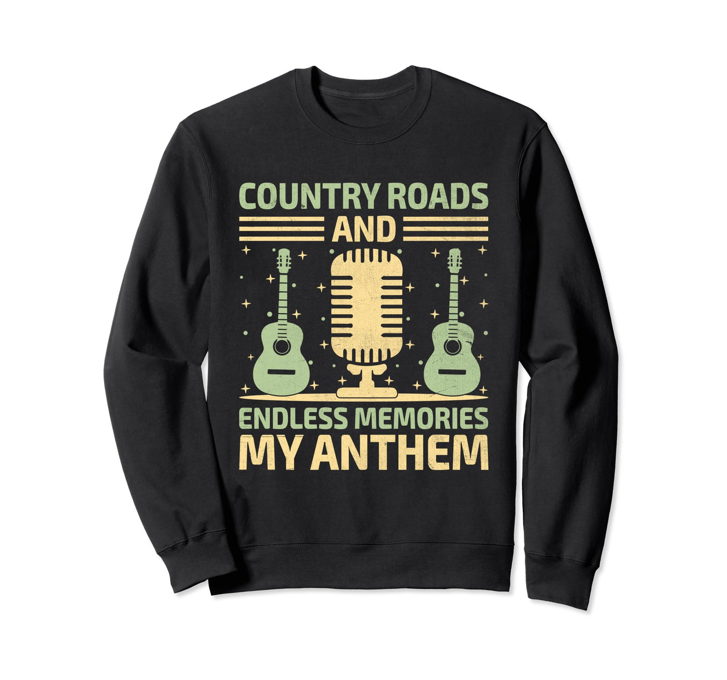 County Music Music Lover Western Sweatshirt - Custom Art Print Unisex - T-Shirt, Sweatshirt, Hoodie