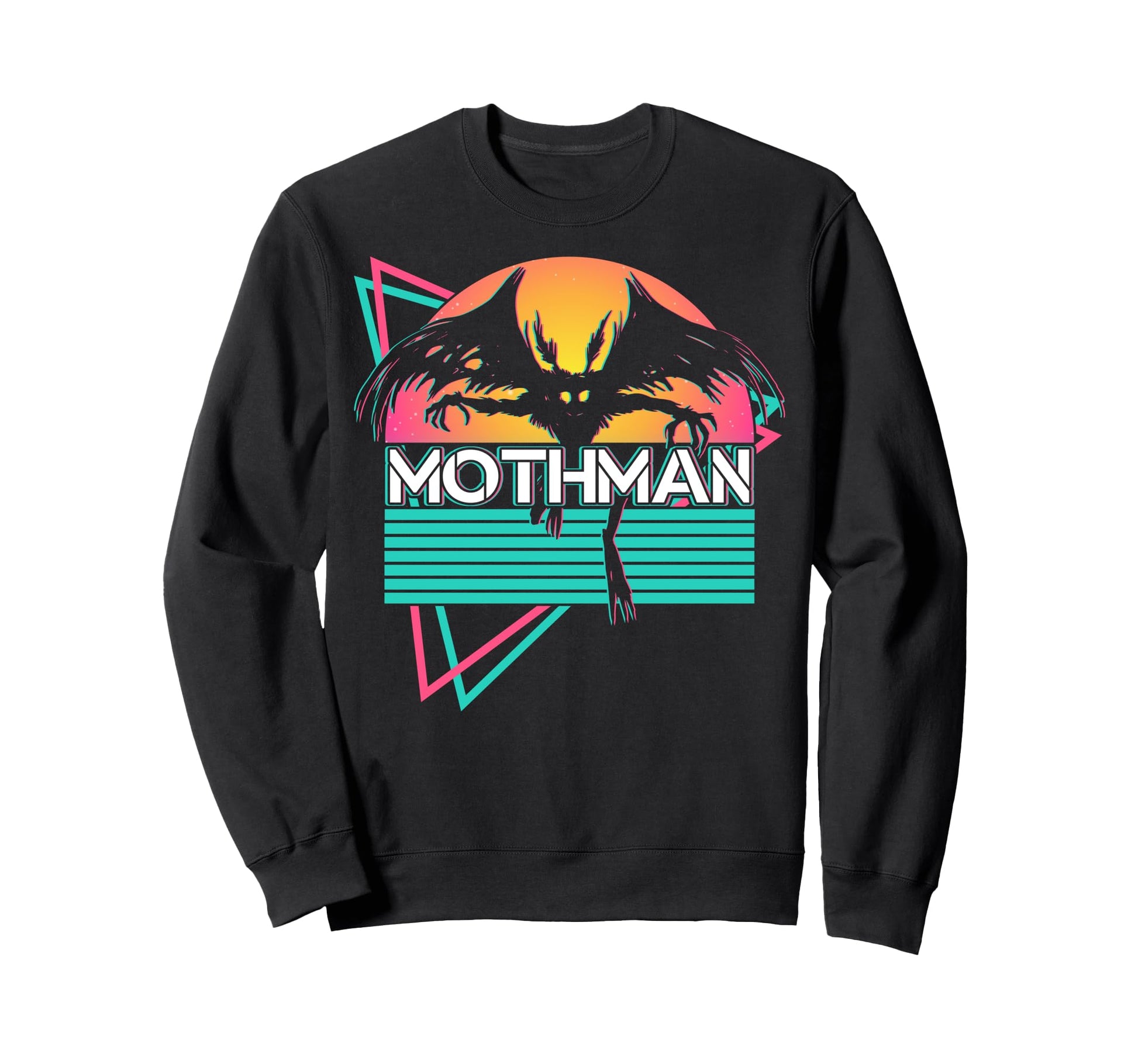 Vaporwave Aesthetic Mothman Sweatshirt - Novelty Apparel Unisex - T-Shirt, Sweatshirt, Hoodie