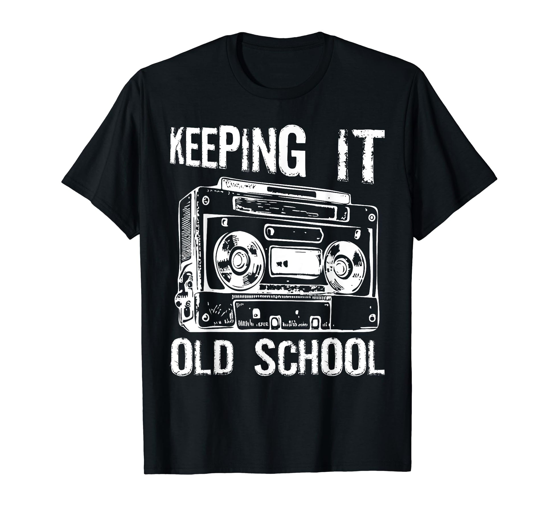 Keeping It Old School 80S 90S Music T-Shirt - Unique Graphic Men Women - T-Shirt, Sweatshirt, Hoodie