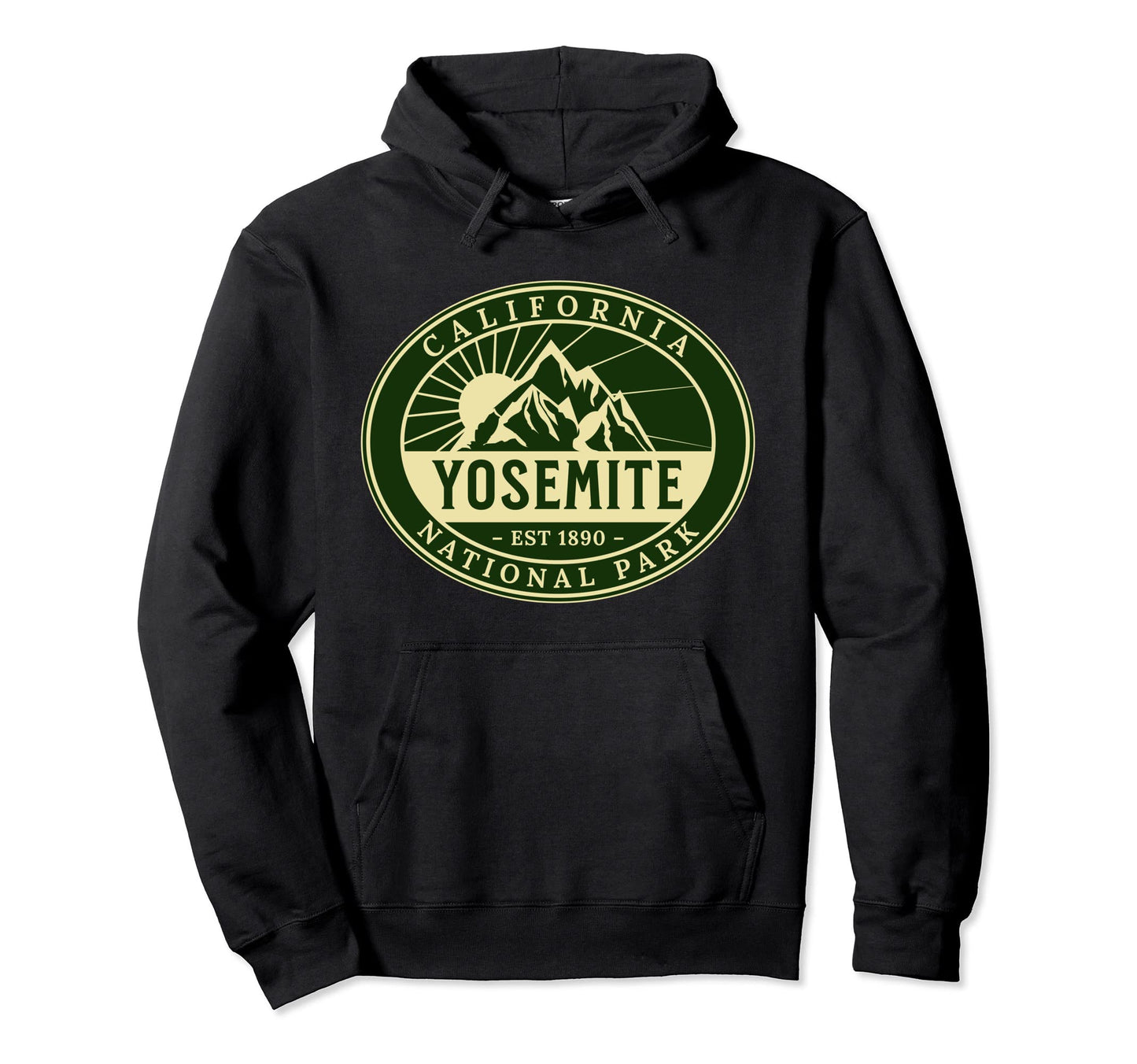 Yosemite National Park California Hike Hoodie - Novelty Apparel Men Women - T-Shirt, Sweatshirt, Hoodie