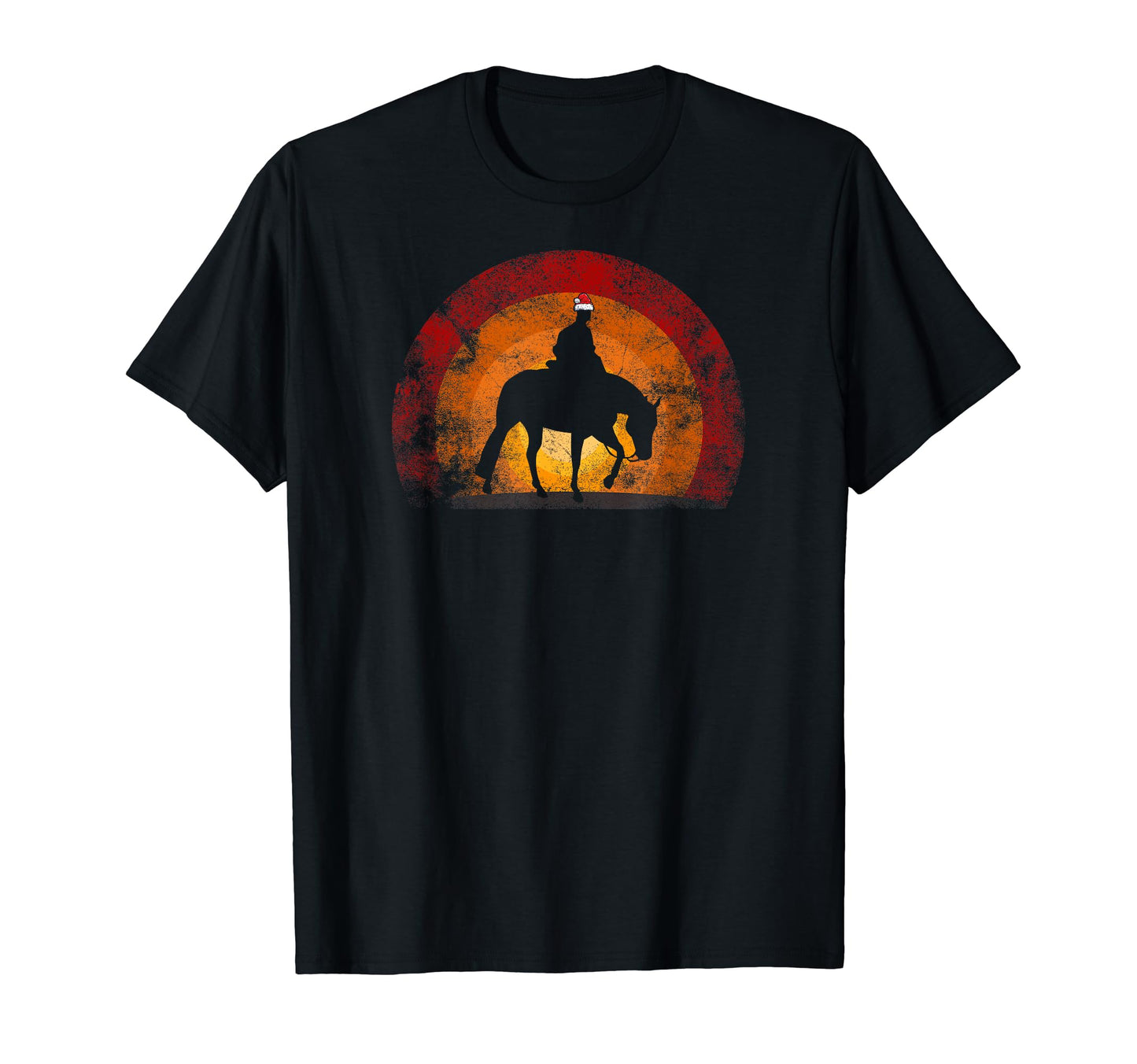 Cowboy Sunset Horse Western Country T-Shirt - Unique Graphic Men Women - T-Shirt, Sweatshirt, Hoodie