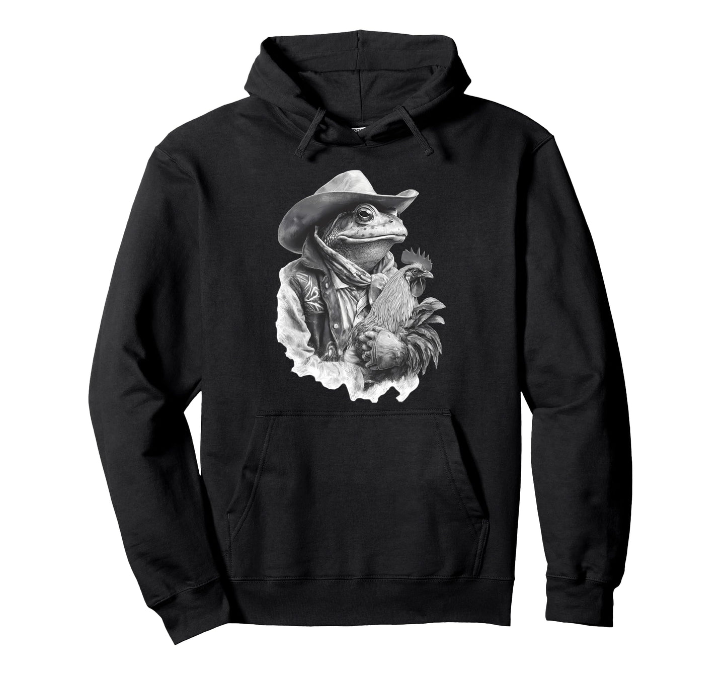 Country Cowboy Frog Toad Rodeo Cowgirl Hoodie - Unique Graphic Men Women - T-Shirt, Sweatshirt, Hoodie