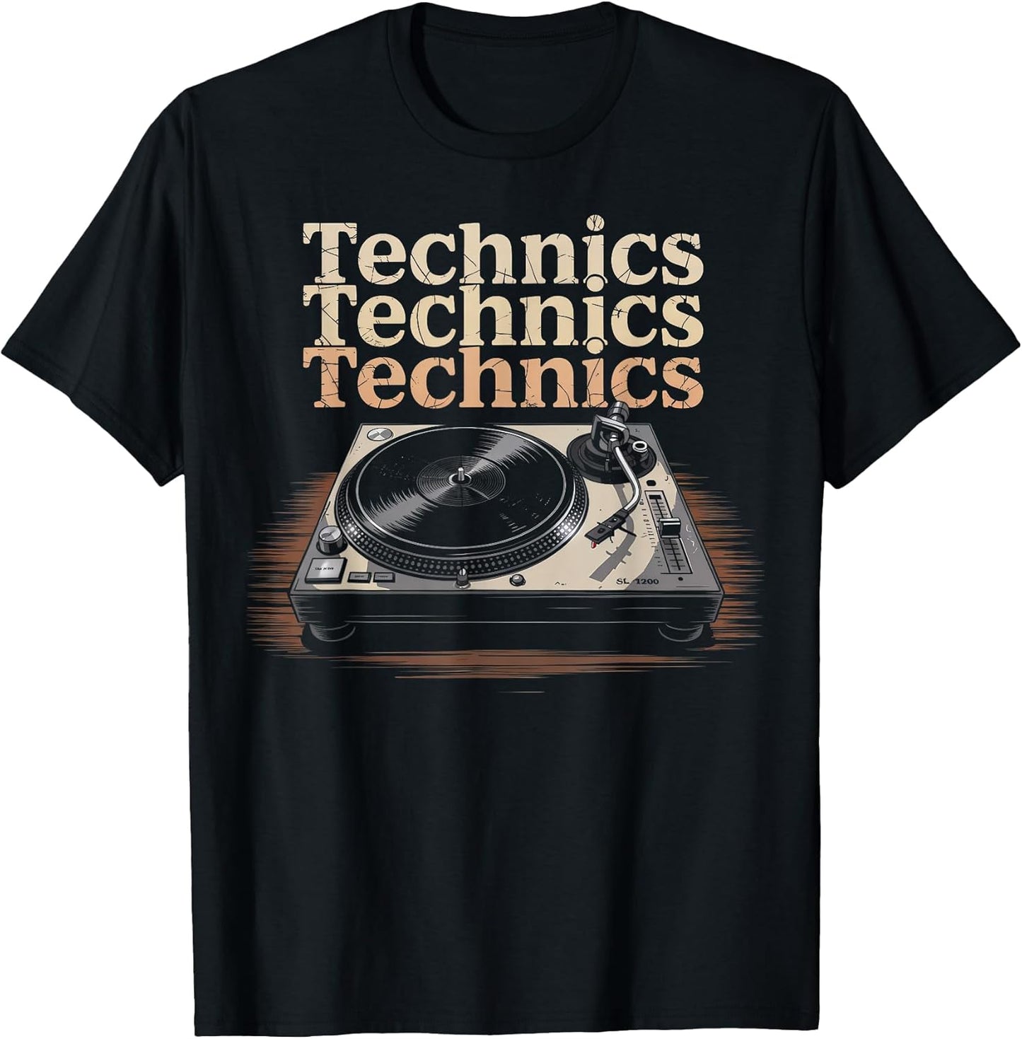 CharlIan Minds Turntable Vintage School - Adult & Kids T-Shirts, Sweatshirts & Hoodies apparel design preview 1