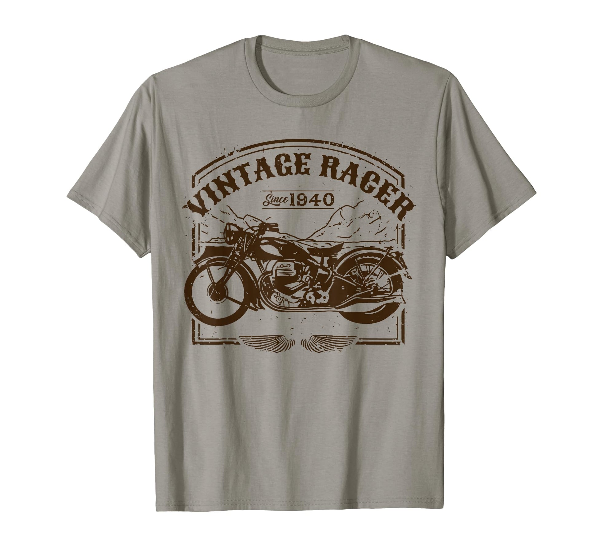 1940 Birthday Motorcycle Racer Bday T-Shirt - Custom Art Print for Adults - T-Shirt, Sweatshirt, Hoodie