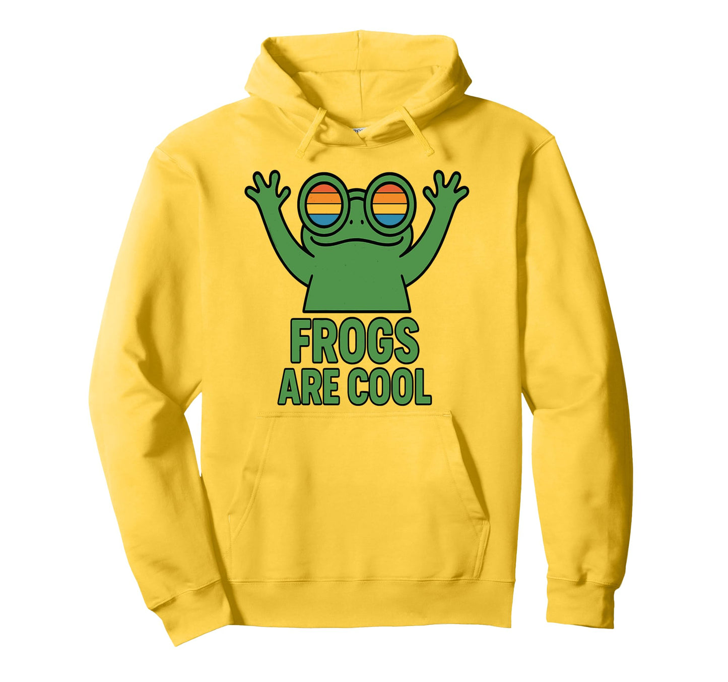 Frogs Are Aesthetic Funny Frog Rainbow Hoodie - Custom Art Print Unisex - T-Shirt, Sweatshirt, Hoodie