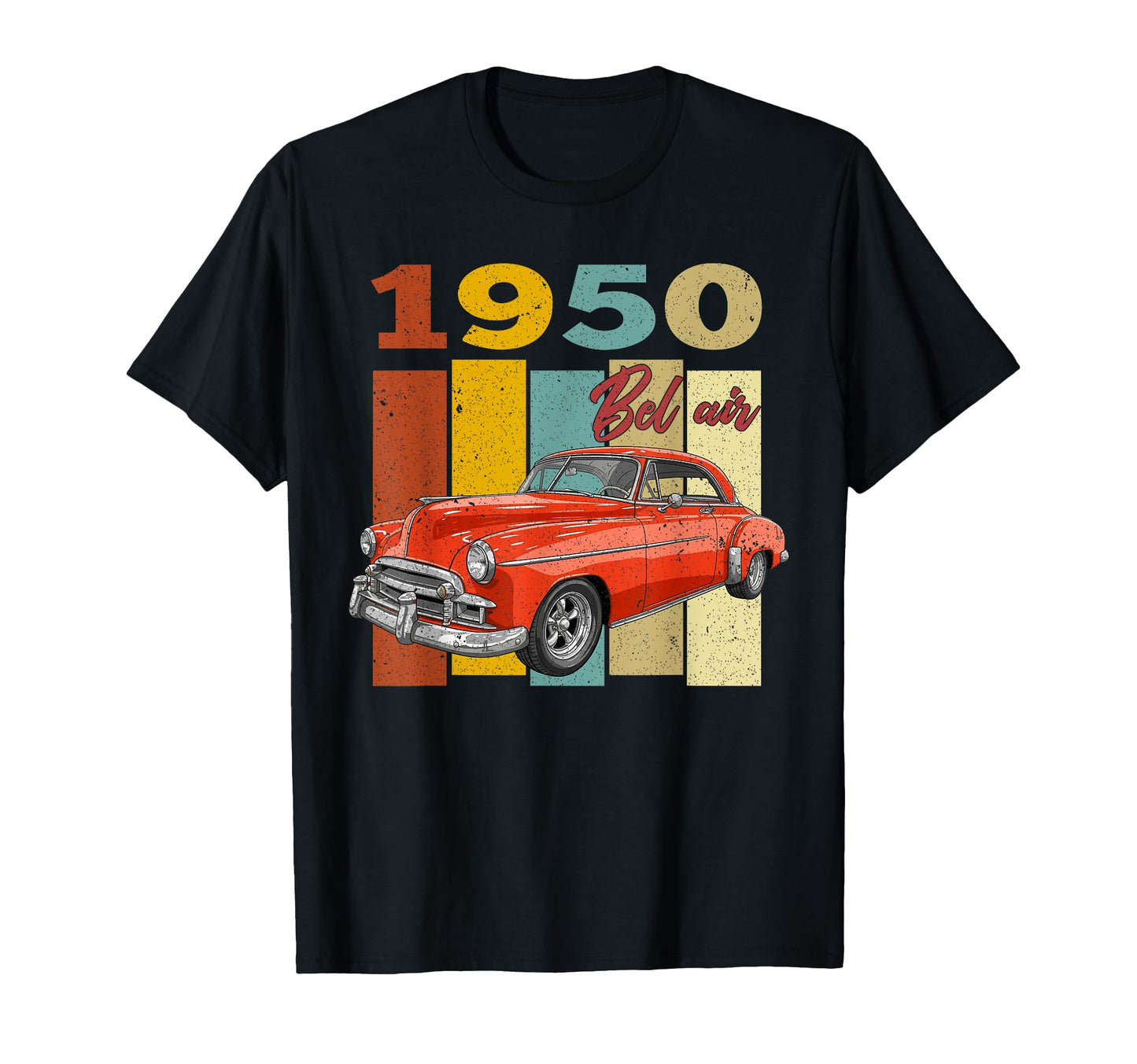 1950 50 Bel Air 50S Silhouette Old T-Shirt - Minimalist Print Men Women - T-Shirt, Sweatshirt, Hoodie
