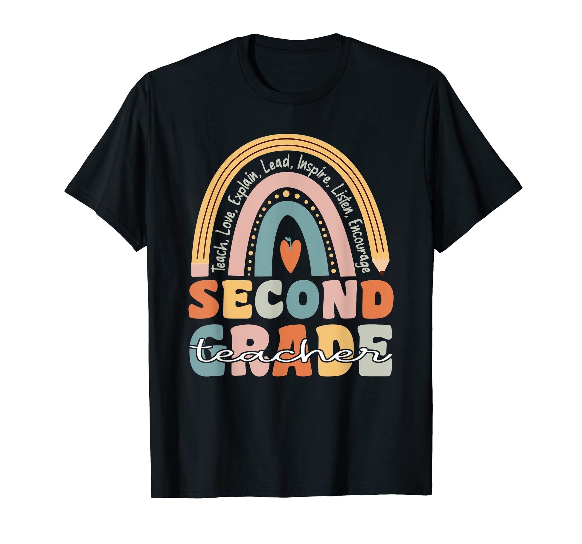 Second Grade Teacher Groovy Teacher T-Shirt - Unique Graphic Men Women - T-Shirt, Sweatshirt, Hoodie
