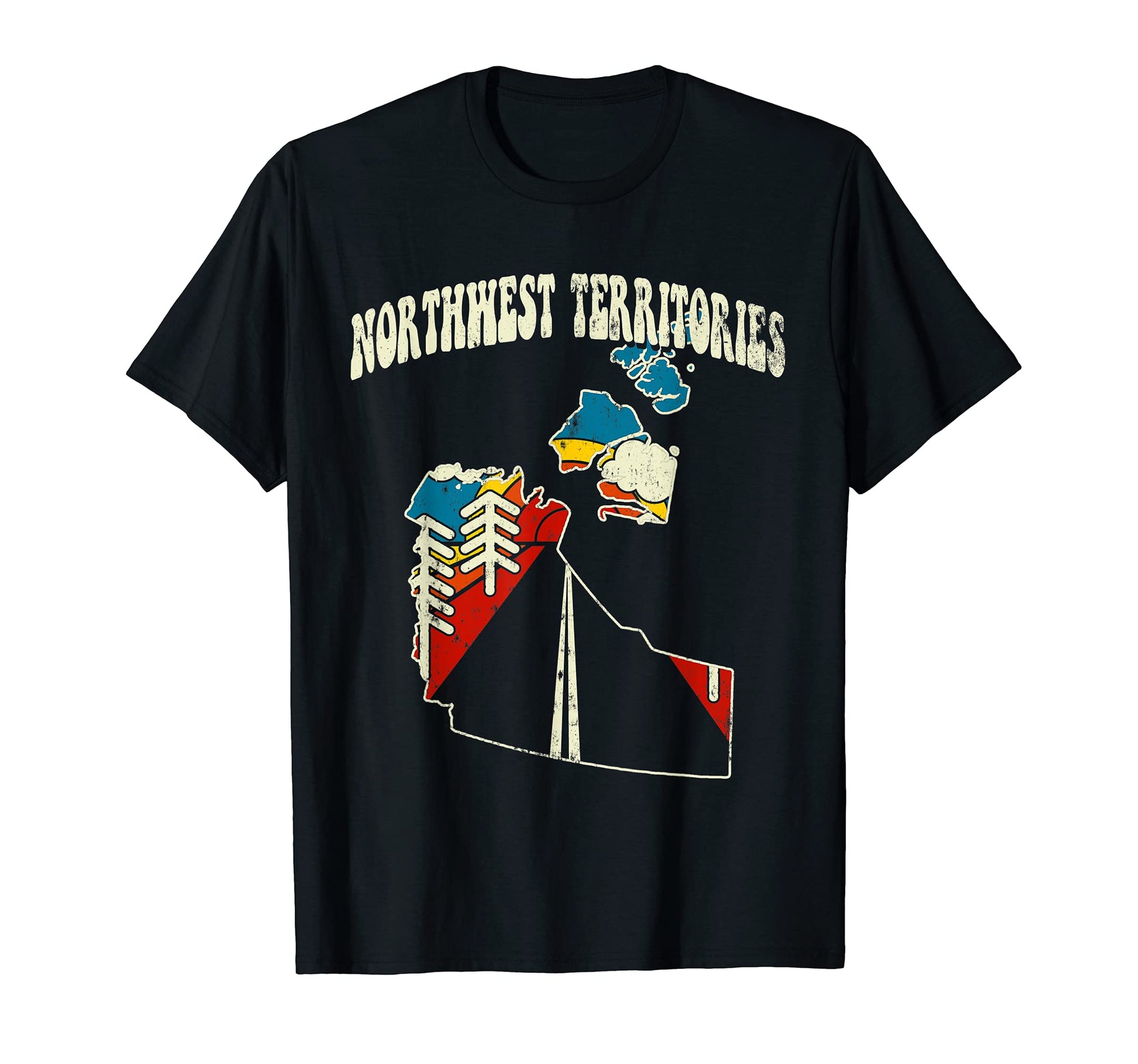 Northwest Territories Province Rainbow T-Shirt - Streetwear Style Unisex - T-Shirt, Sweatshirt, Hoodie