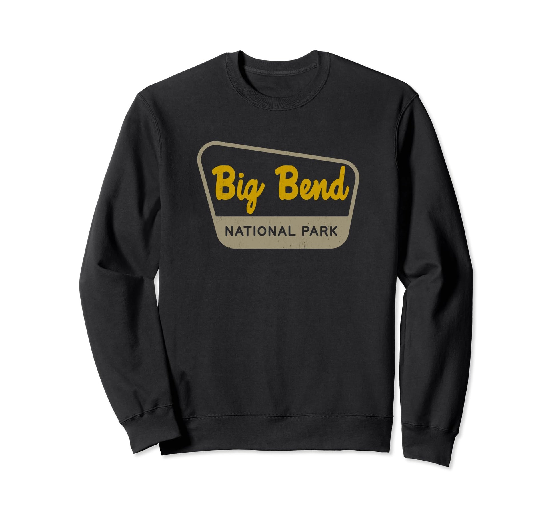 Big Bend National Park Earth Tone Sweatshirt - Minimalist Print for Adults - T-Shirt, Sweatshirt, Hoodie