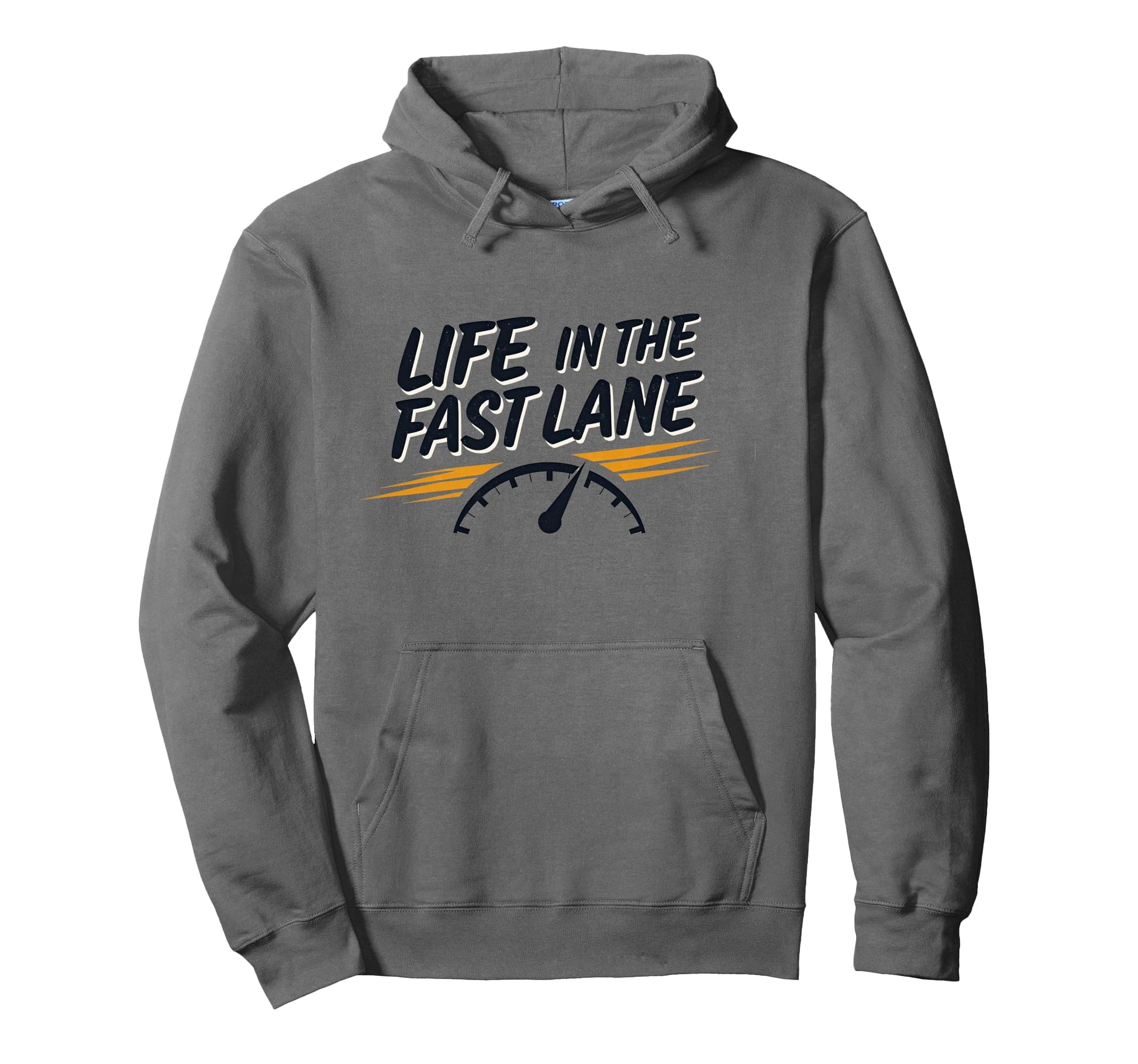 Life Fast Lane Car Racing Hoodie - Minimalist Print for Adults - T-Shirt, Sweatshirt, Hoodie
