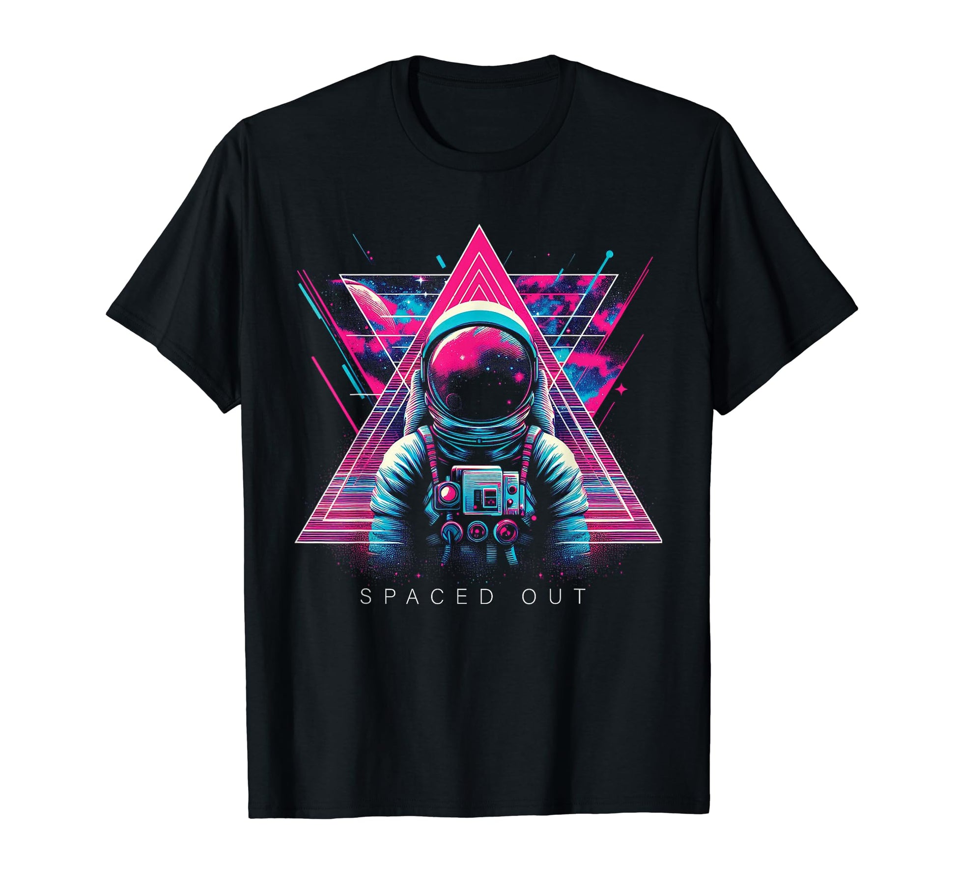 Spaced Out Astronaut Vaporwave T-Shirt - Streetwear Style Men Women - T-Shirt, Sweatshirt, Hoodie