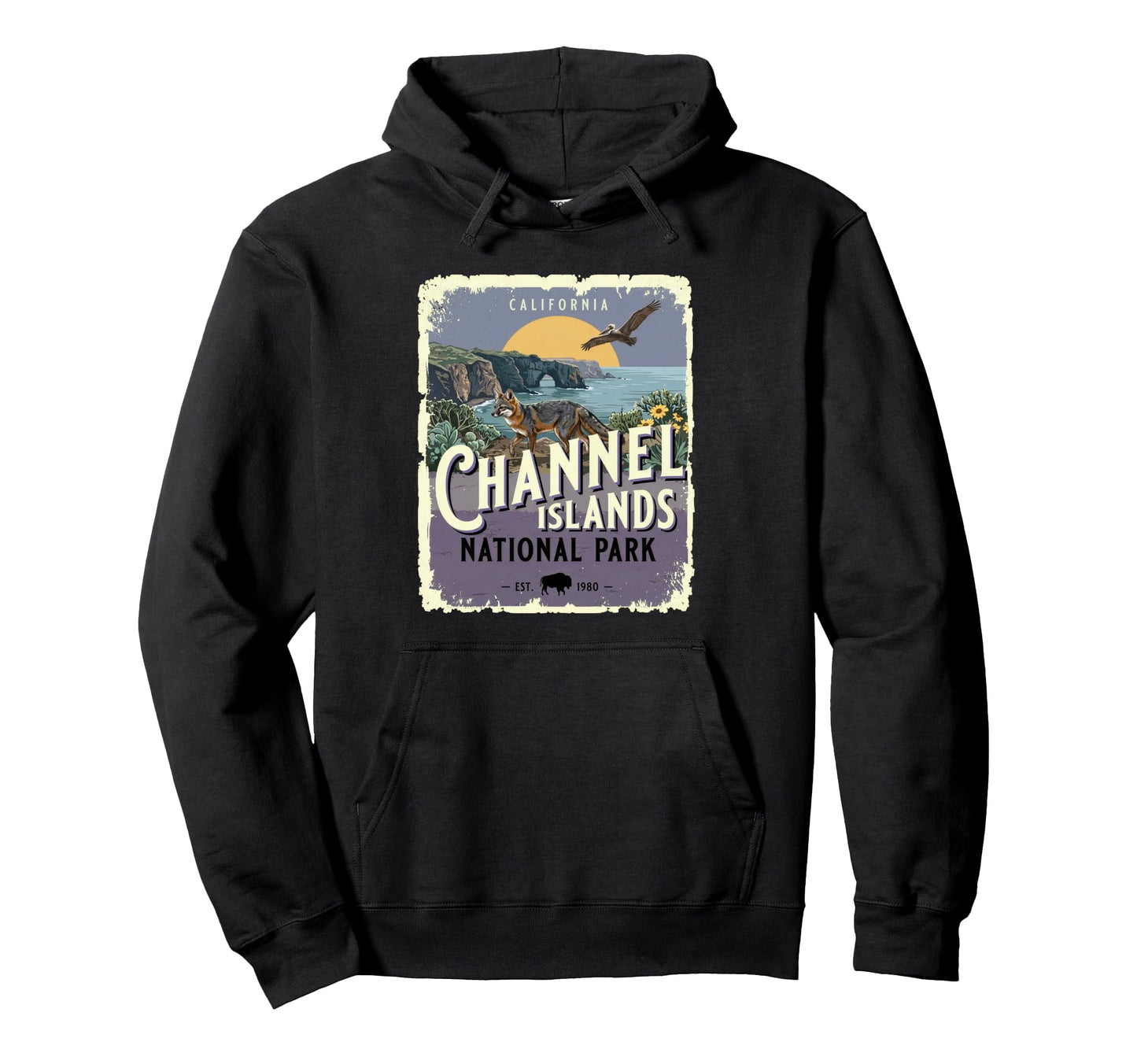 Channel Islands National Park Travel Hoodie - Graphic Print for Adults - T-Shirt, Sweatshirt, Hoodie