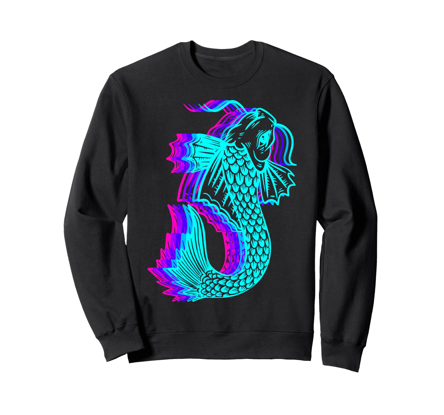 Koi Fish Carp Nishikigoi Japan Sweatshirt - Custom Art Print Men Women - T-Shirt, Sweatshirt, Hoodie