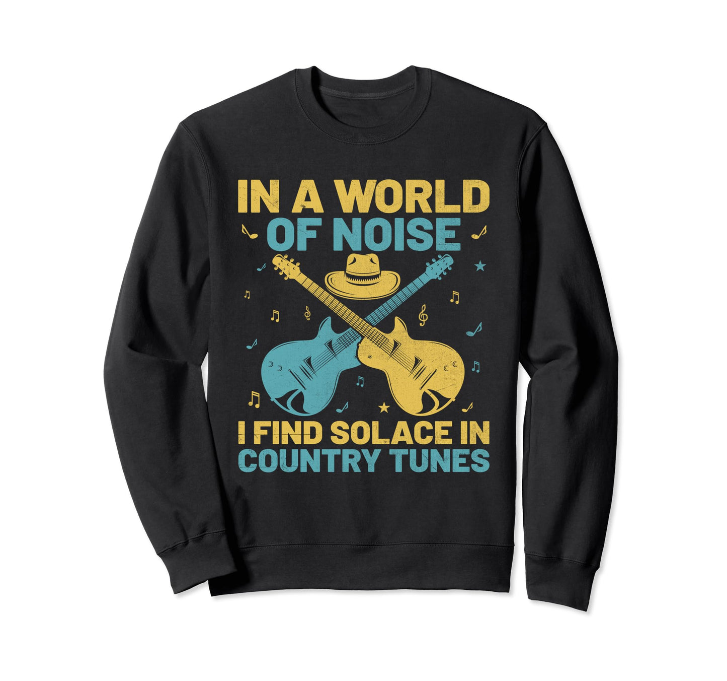 County Music Music Lover Western Sweatshirt - Trendy Graphic Men Women - T-Shirt, Sweatshirt, Hoodie