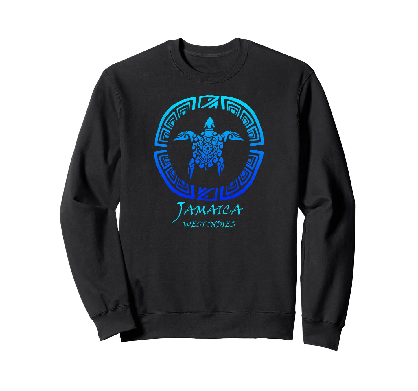 Jamaica West Indies Tribal Turtle Sweatshirt - Streetwear Style Men Women - T-Shirt, Sweatshirt, Hoodie