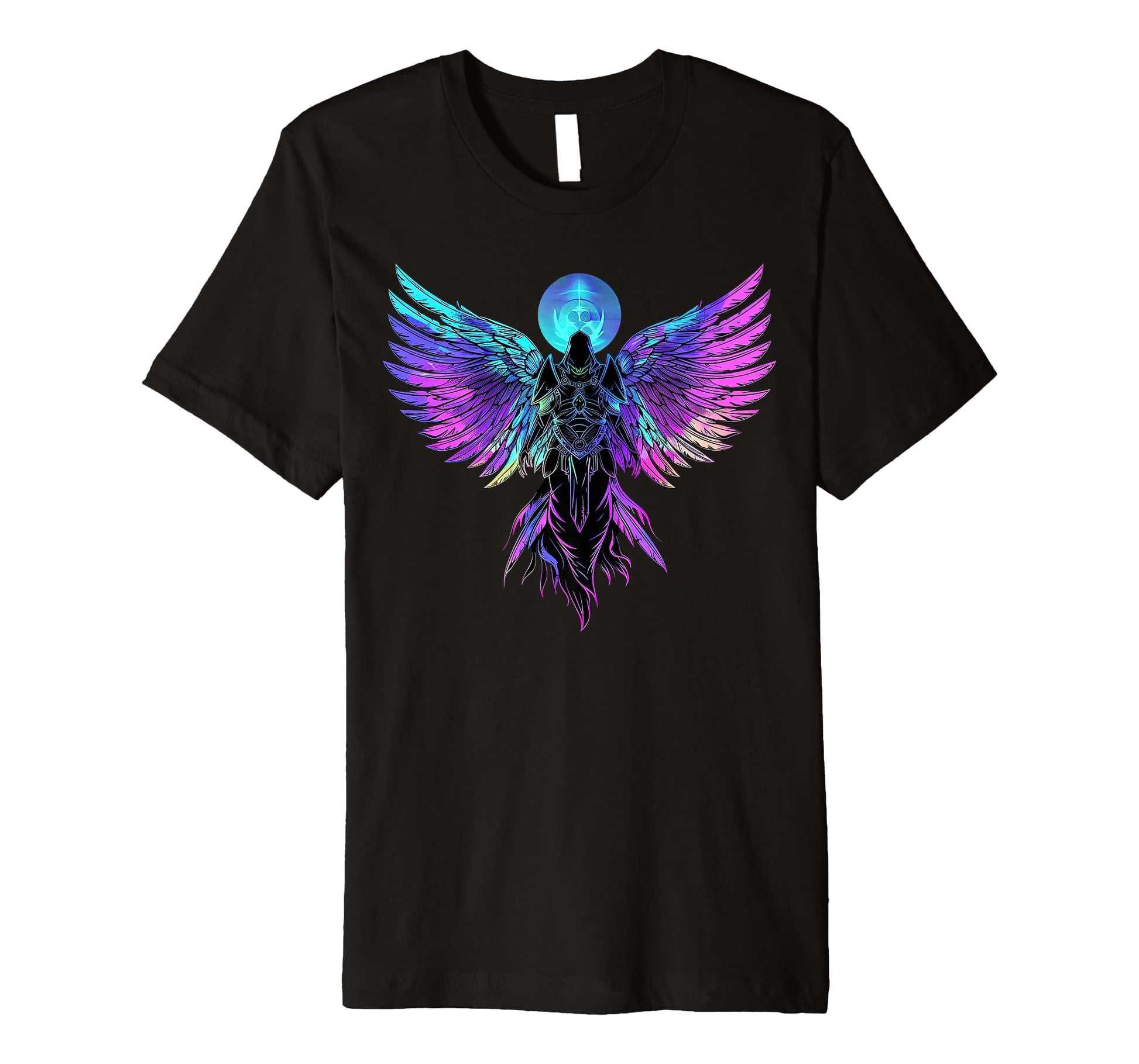 Warrior Angel Vaporwave Archangel T-Shirt - Unique Graphic for Adults - T-Shirt, Sweatshirt, Hoodie