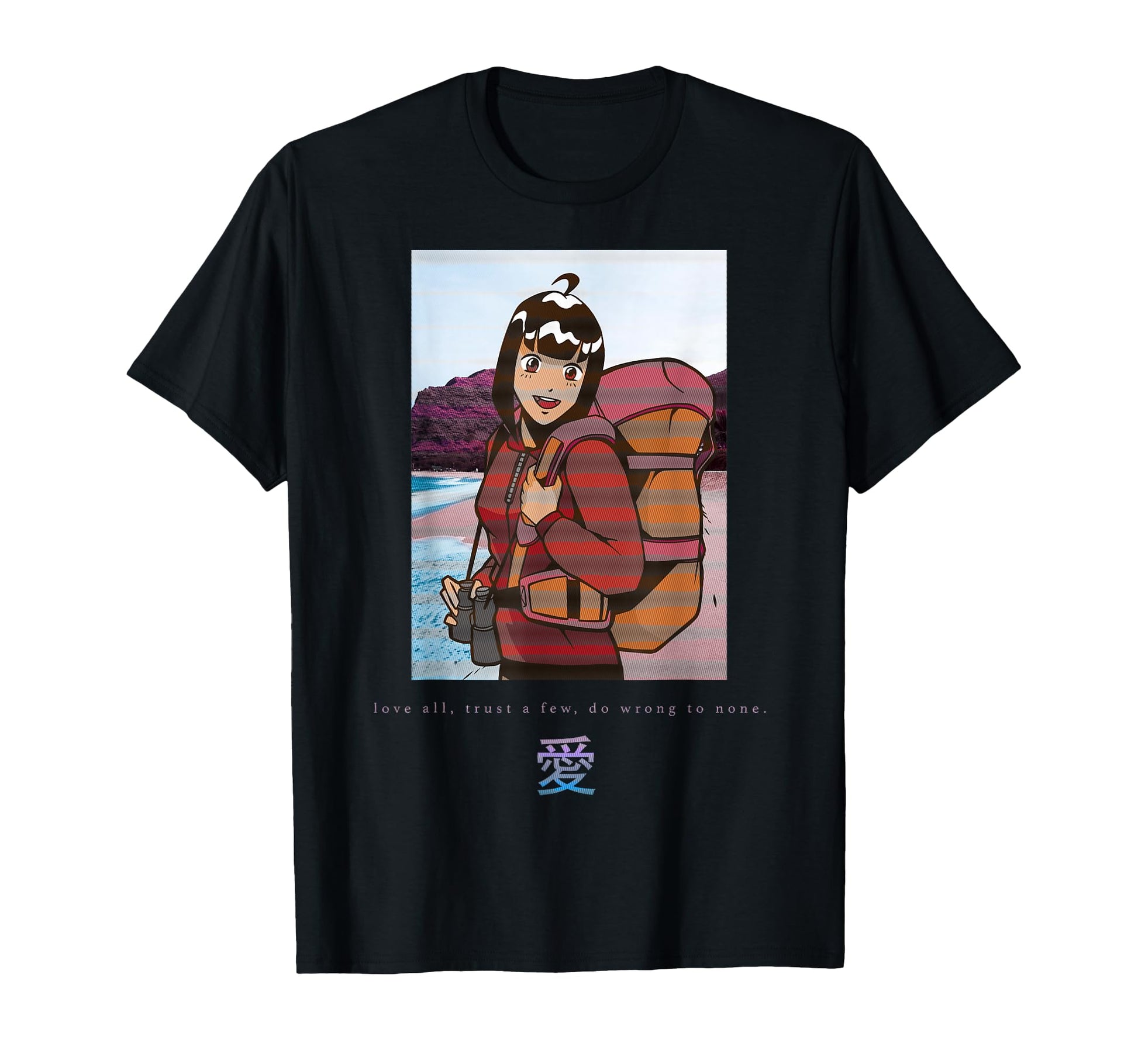 Anime Love Japanese Aesthetic T-Shirt - Custom Art Print for Adults - T-Shirt, Sweatshirt, Hoodie