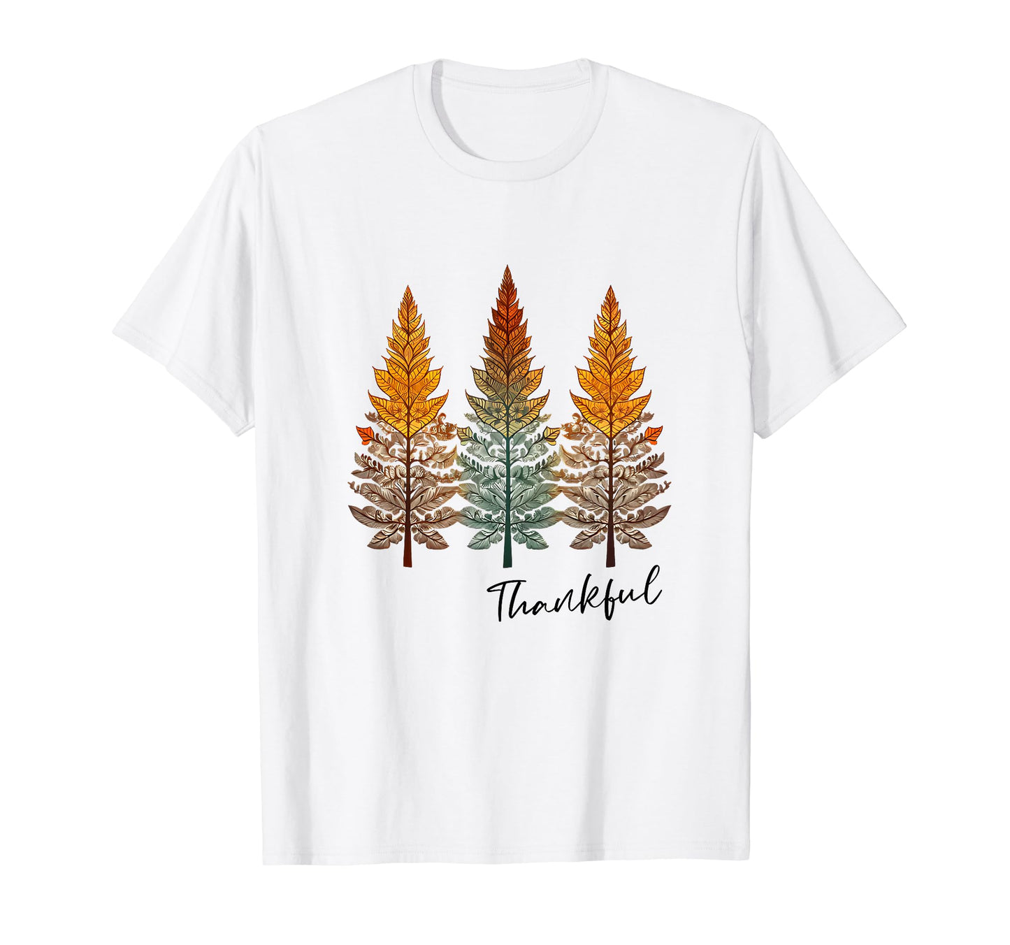 Boho Paisley Trio Pine Tree Heathered T-Shirt - Minimalist Print Unisex - T-Shirt, Sweatshirt, Hoodie