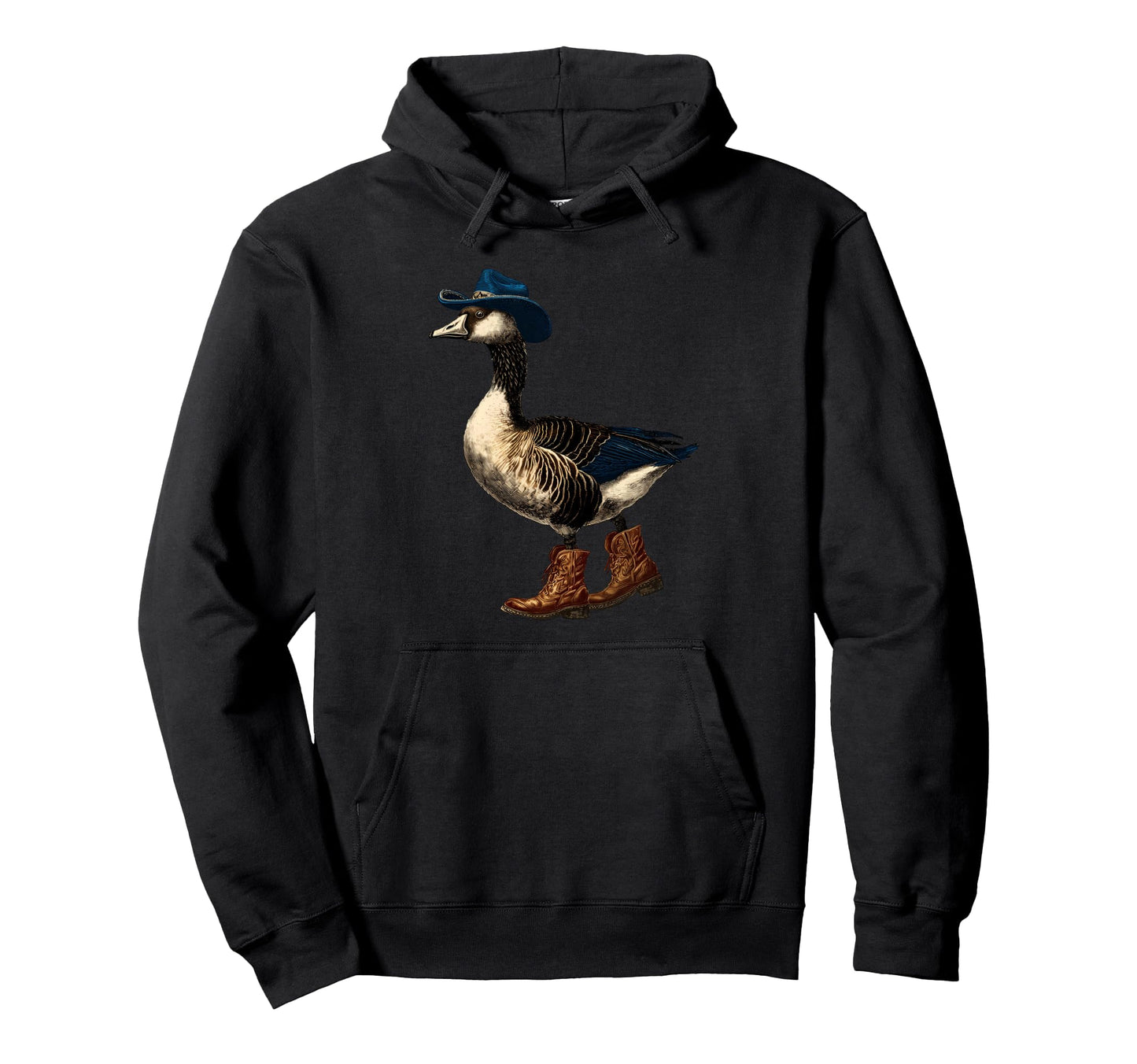 Country Cowboy Goose Rodeo Cowgirl Hoodie - Minimalist Print for Adults - T-Shirt, Sweatshirt, Hoodie