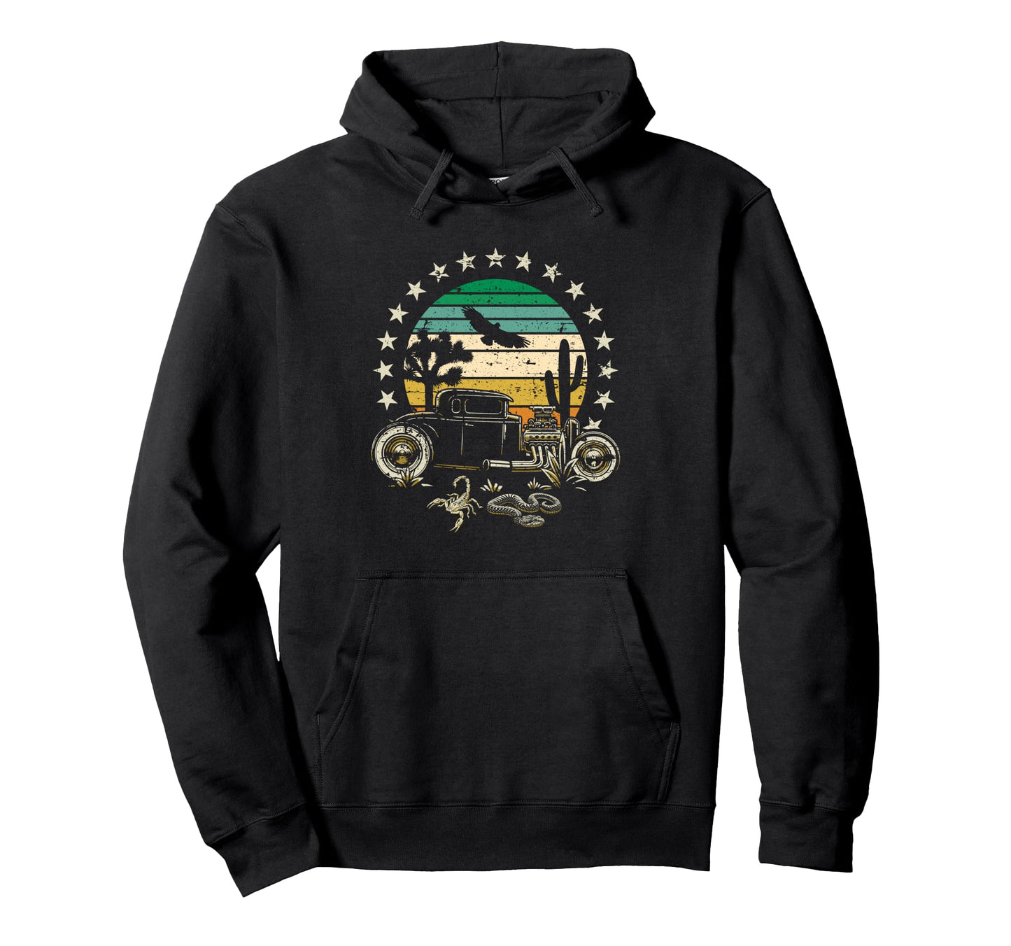 Southwest Usa Hotrod Hoodie - Unique Graphic for Adults - T-Shirt, Sweatshirt, Hoodie